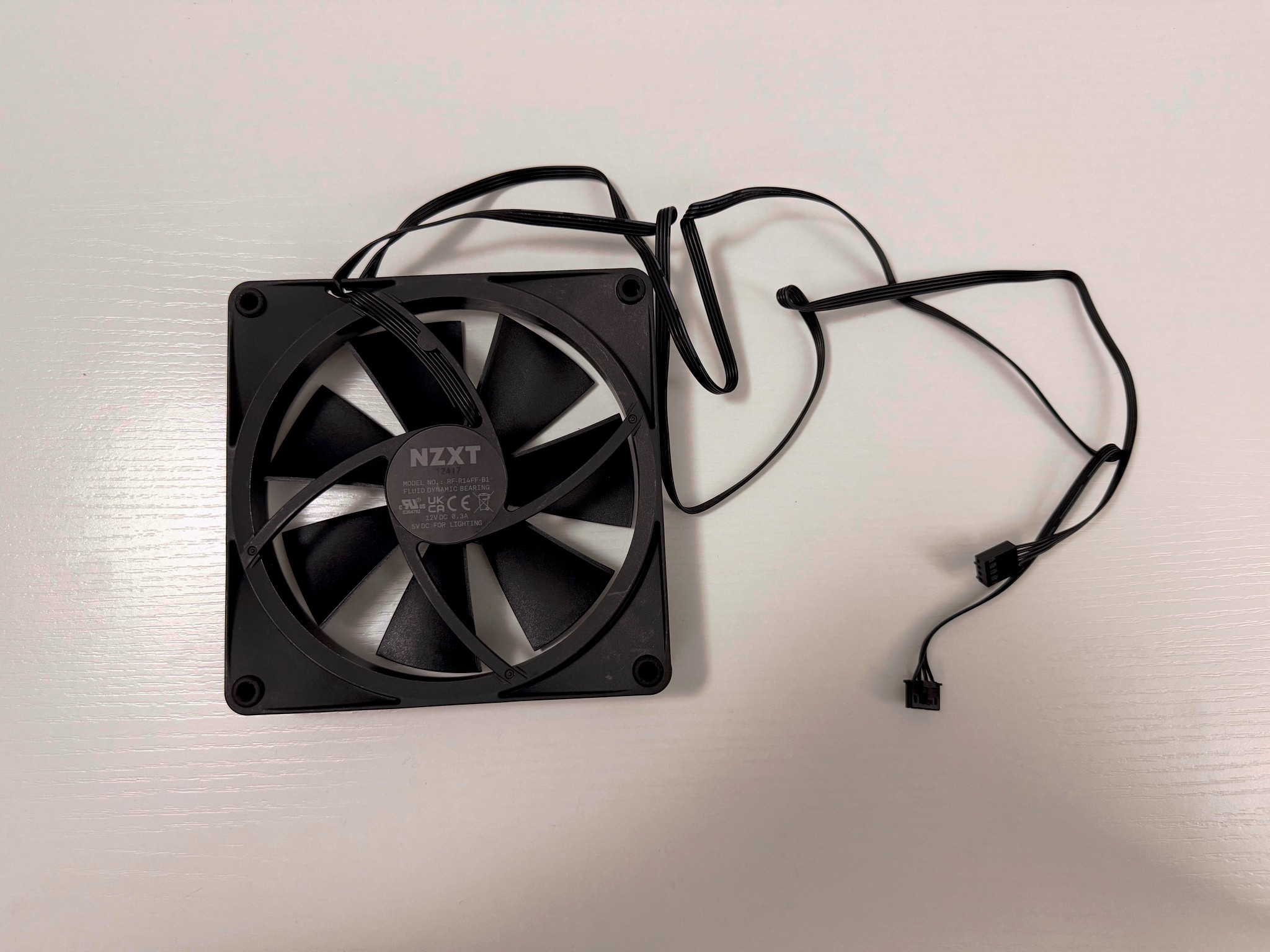 3x NZXT F140mm RGB