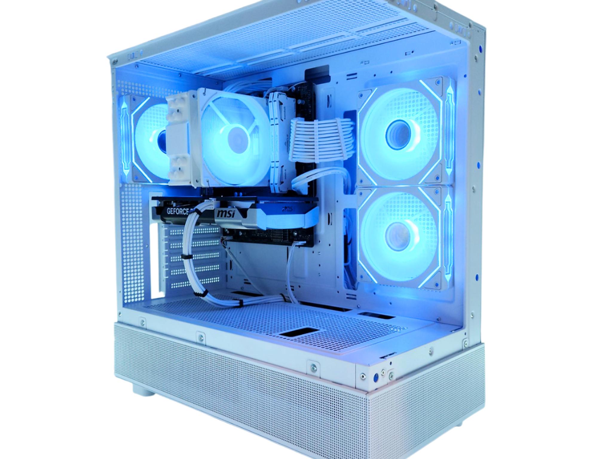 🥷Katana🗡: RTX 5060 TI | Ryzen 5800XT | 32GB DDR4 RAM | 1TB SSD | 4 RGB Fans | White Gaming PC