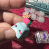 DOLLAR KEYCAP S2 - Strawberry Blue Whale