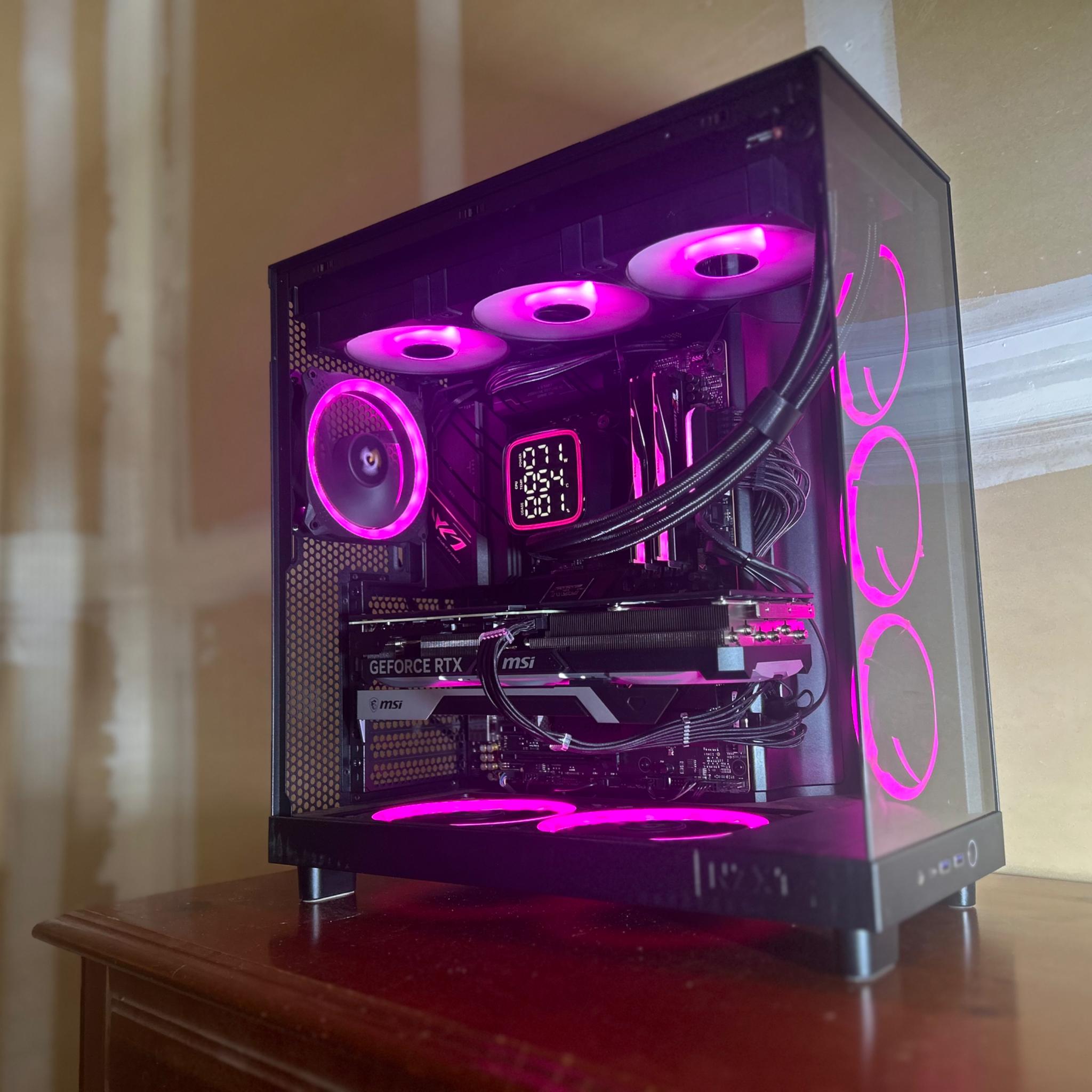RTX 4070 TI Super 16GB Ryzen 9 7900X 32GB RAM WiFi ultimate gaming PC 1080p-4K