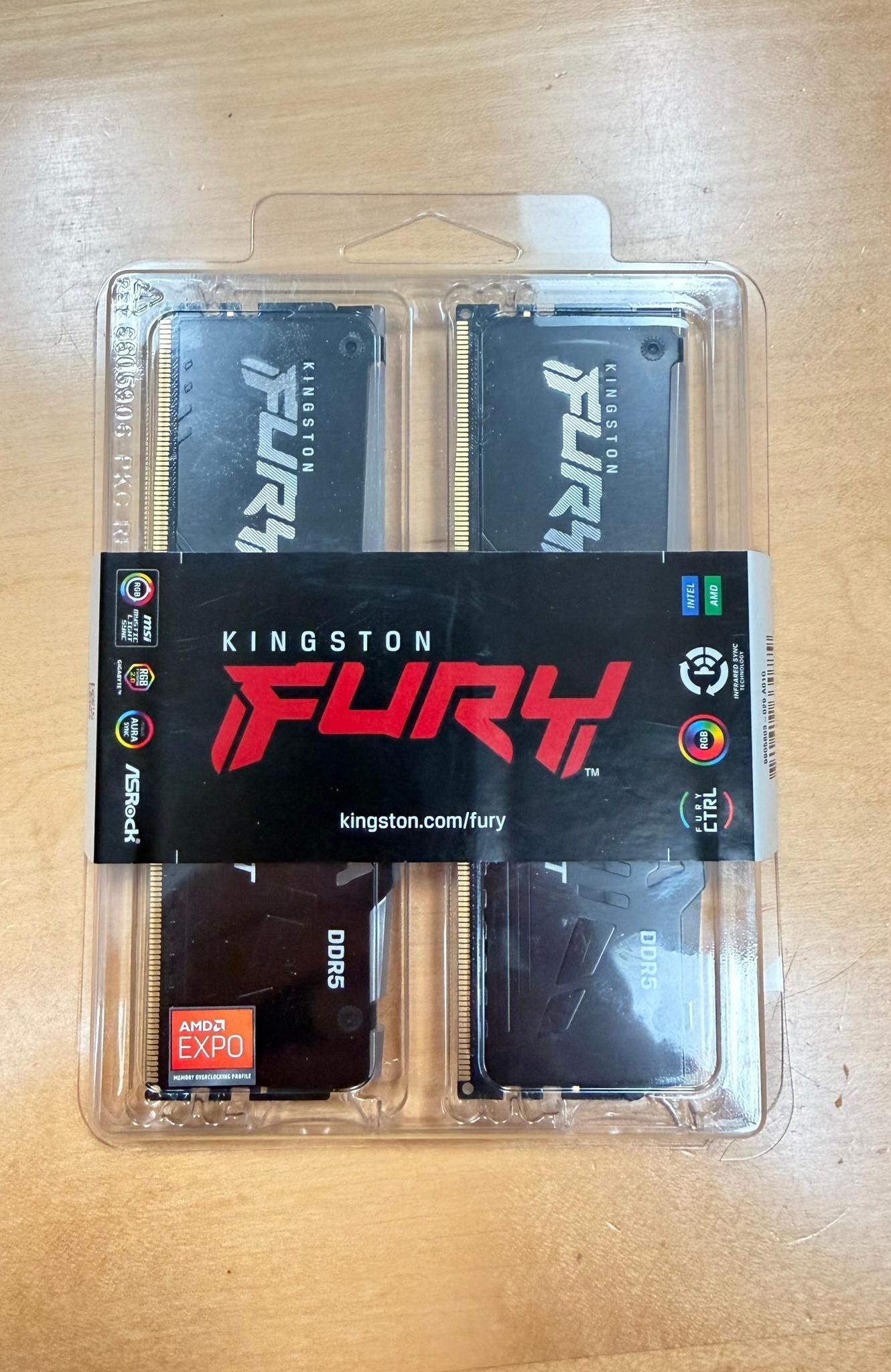 KINGSTON KF556C36BBEAK2-32 (2X16GB) 32GB TOTAL DDR5 5600MHZ FURY