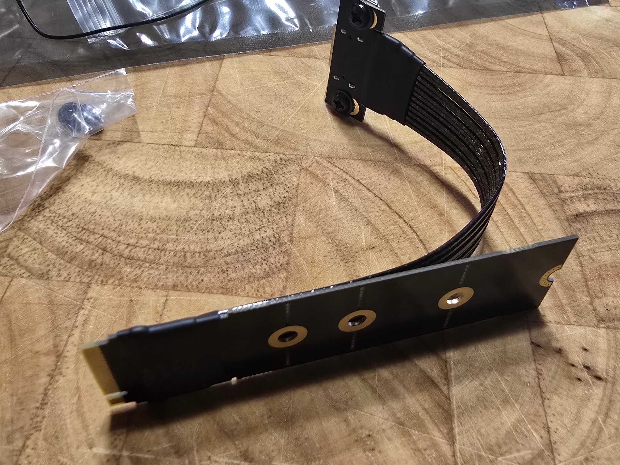 M.2 NVMe M Key to Oculink 4i SFF8611 Extension Cable PCIe4.0 X4 Gen3 4 comp w/ T10 SAS-4 SFF-8612