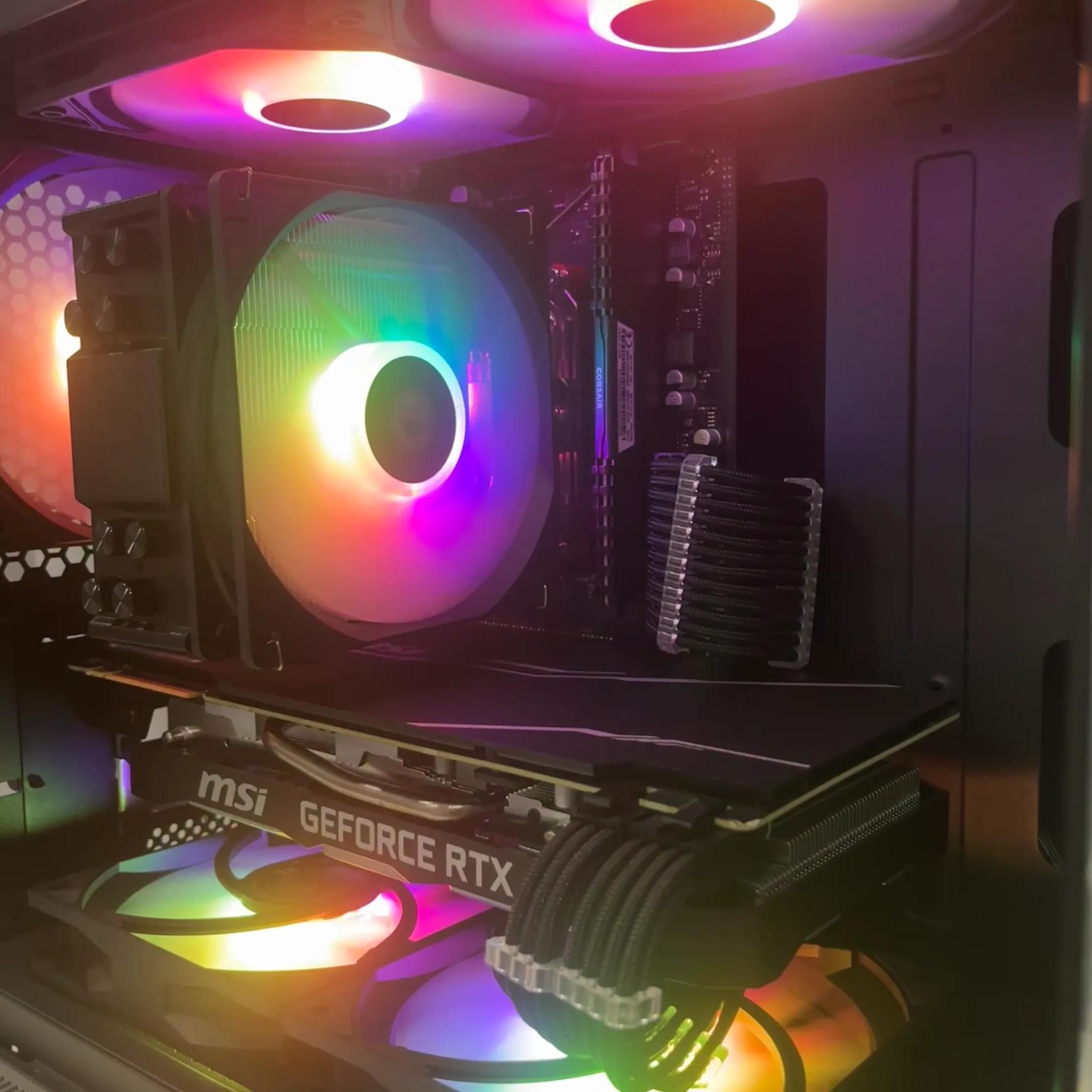 NEW GAMING PC | RTX 2070 SUPER | RYZEN 5 5500 | 16 GB RAM | 512 GB NVME | WIFI + BLUETOOTH