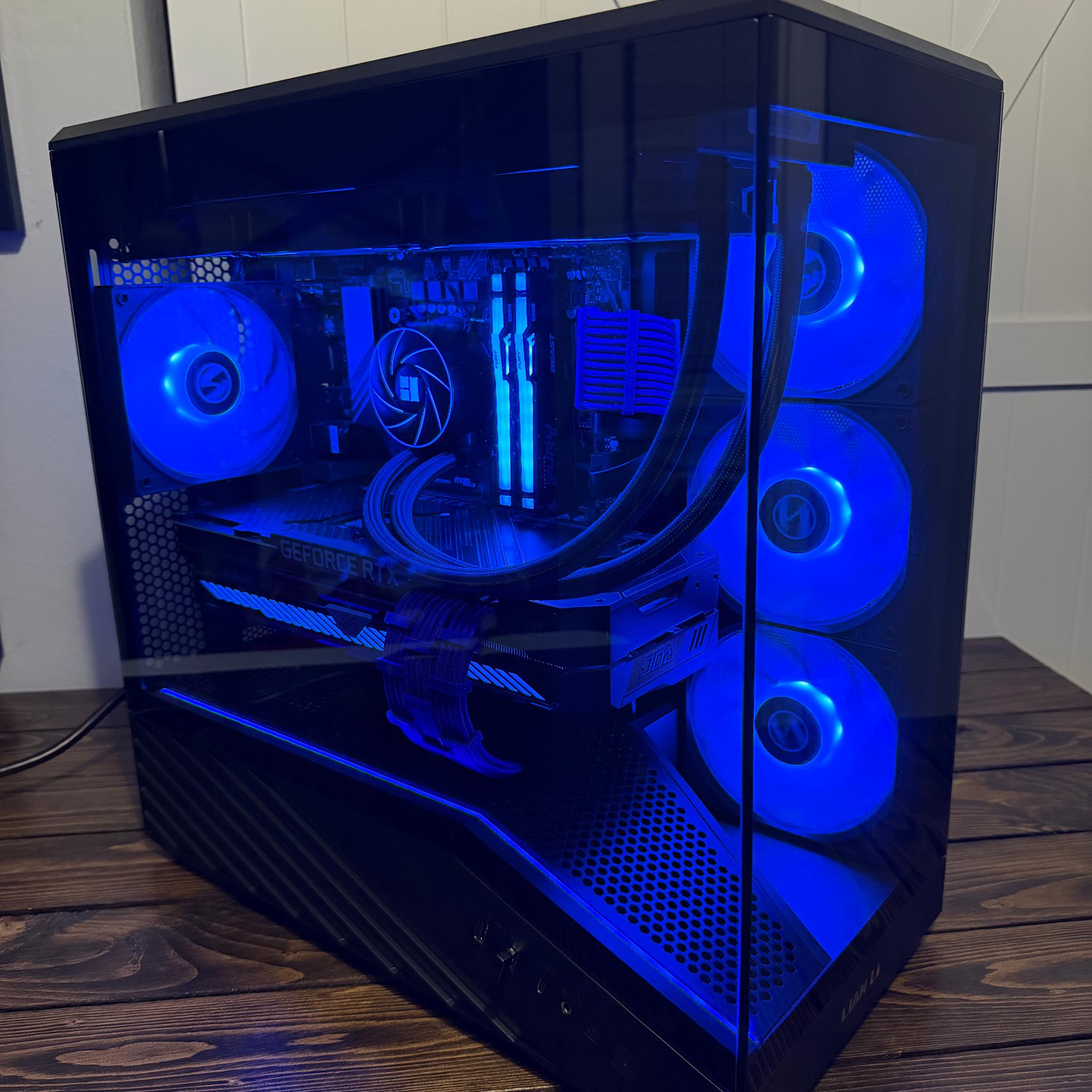 🔥 High-End Gaming PC | i7-13700KF | RTX 3080 ROG Strix | 32GB DDR5 | 2TB NVMe | Liquid Cooled