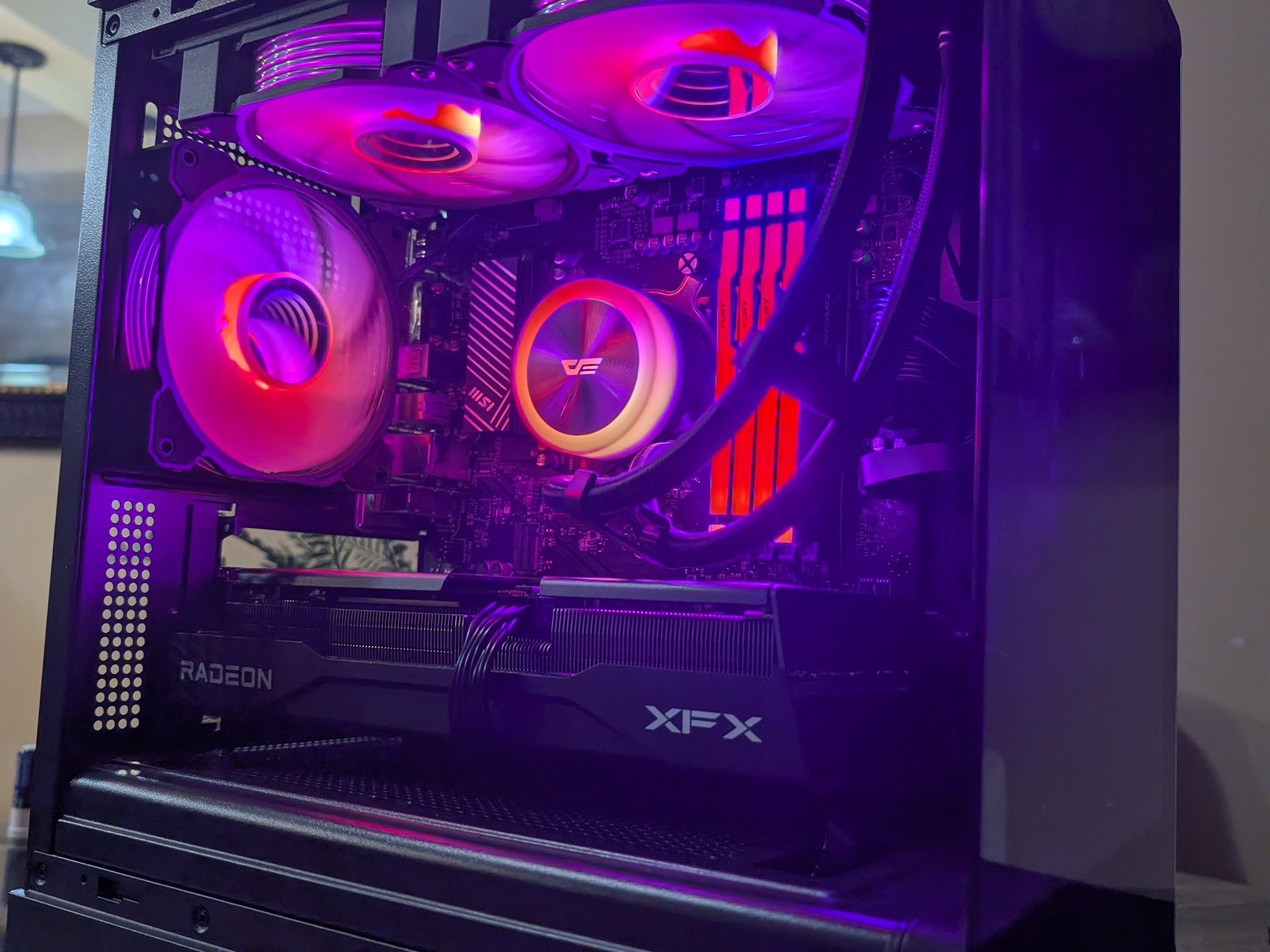 ⚡ DarkFlash AM5 Build ⚡9060 XT 16GB | 9600x | 32 GB DDR5 6000Mhz CL30| 1 TB | 750w PSU