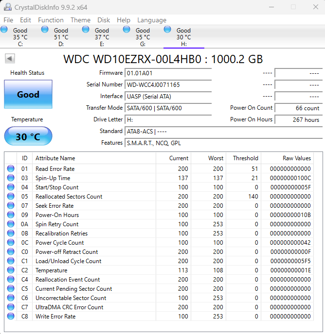 WESTERN DIGITAL 1.0 TB 3.5 in. SATA INTERNAL DESKTOP HARD DRIVE