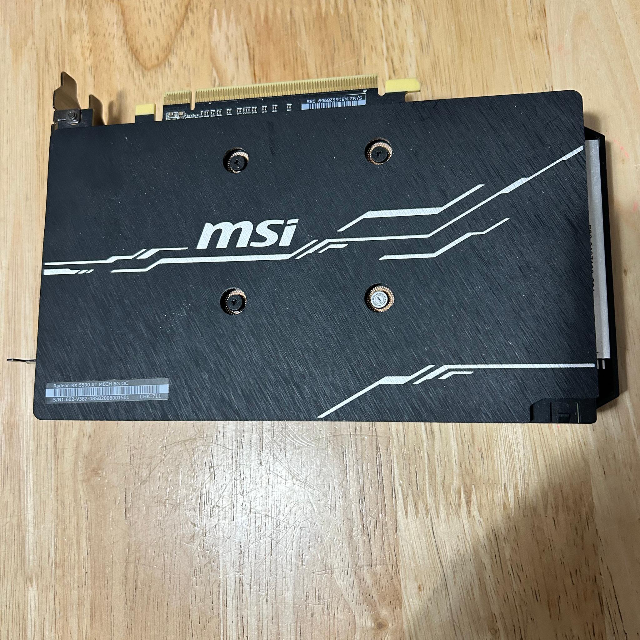 MSI Radeon RX 5500 XT MECH 8G OC