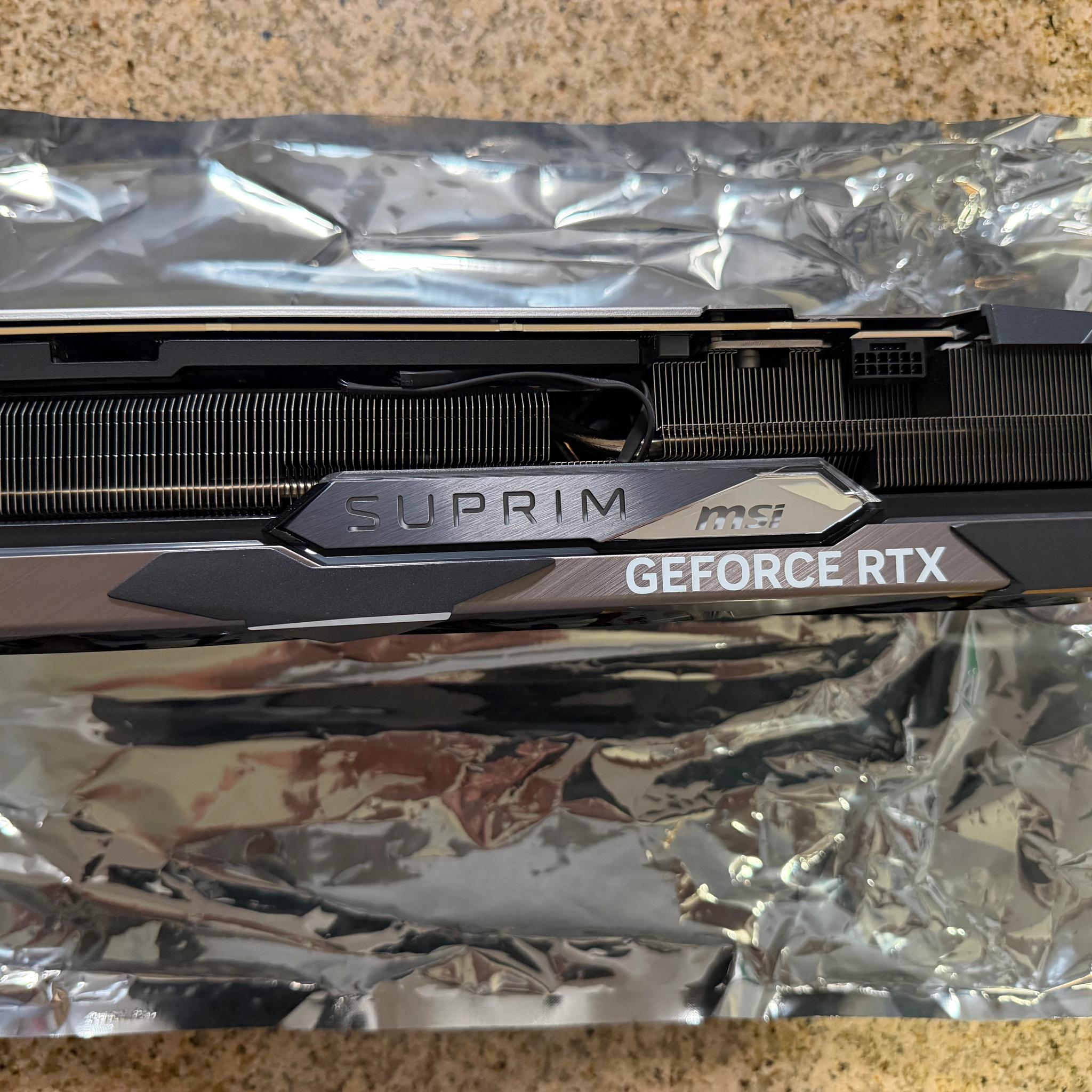 MSI GeForce RTX 4090 SUPRIM X 24G Triple-Fan 24GB GDDR6X PCIe 4.0 Graphics Card