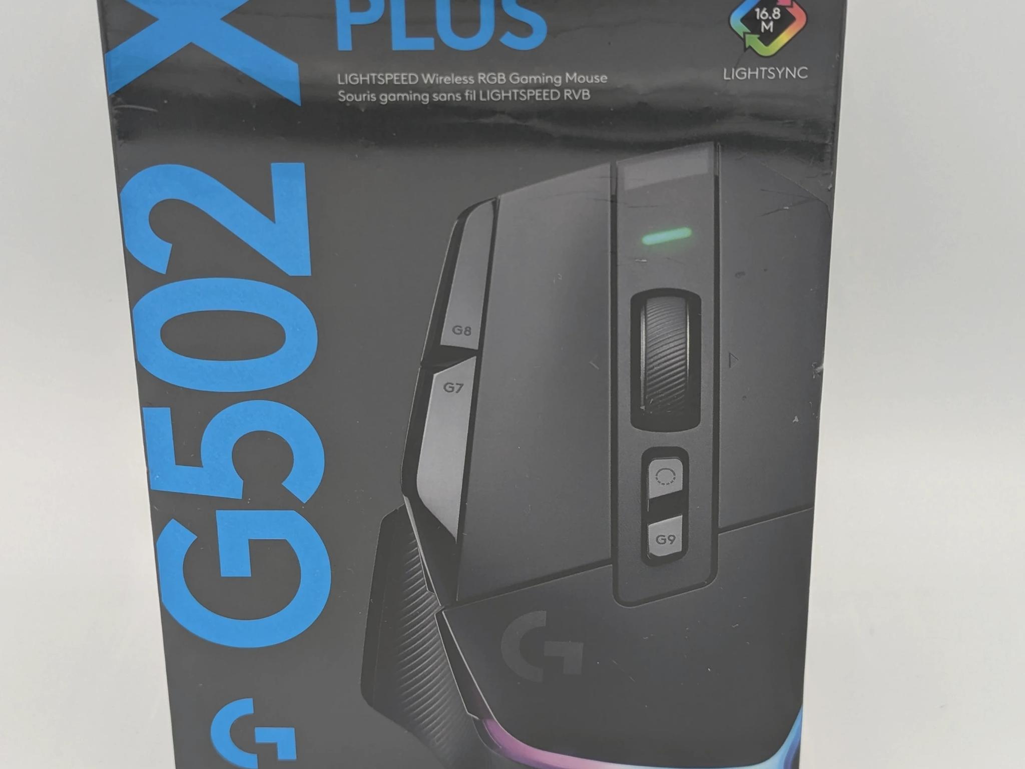 NIB New Logitech G502 X Plus Lightspeed Black