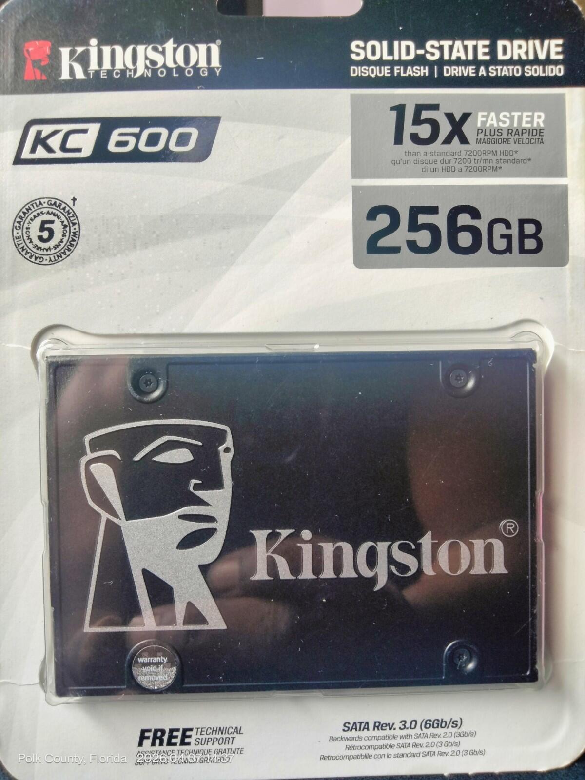 Kingston KC600 256GB SSD