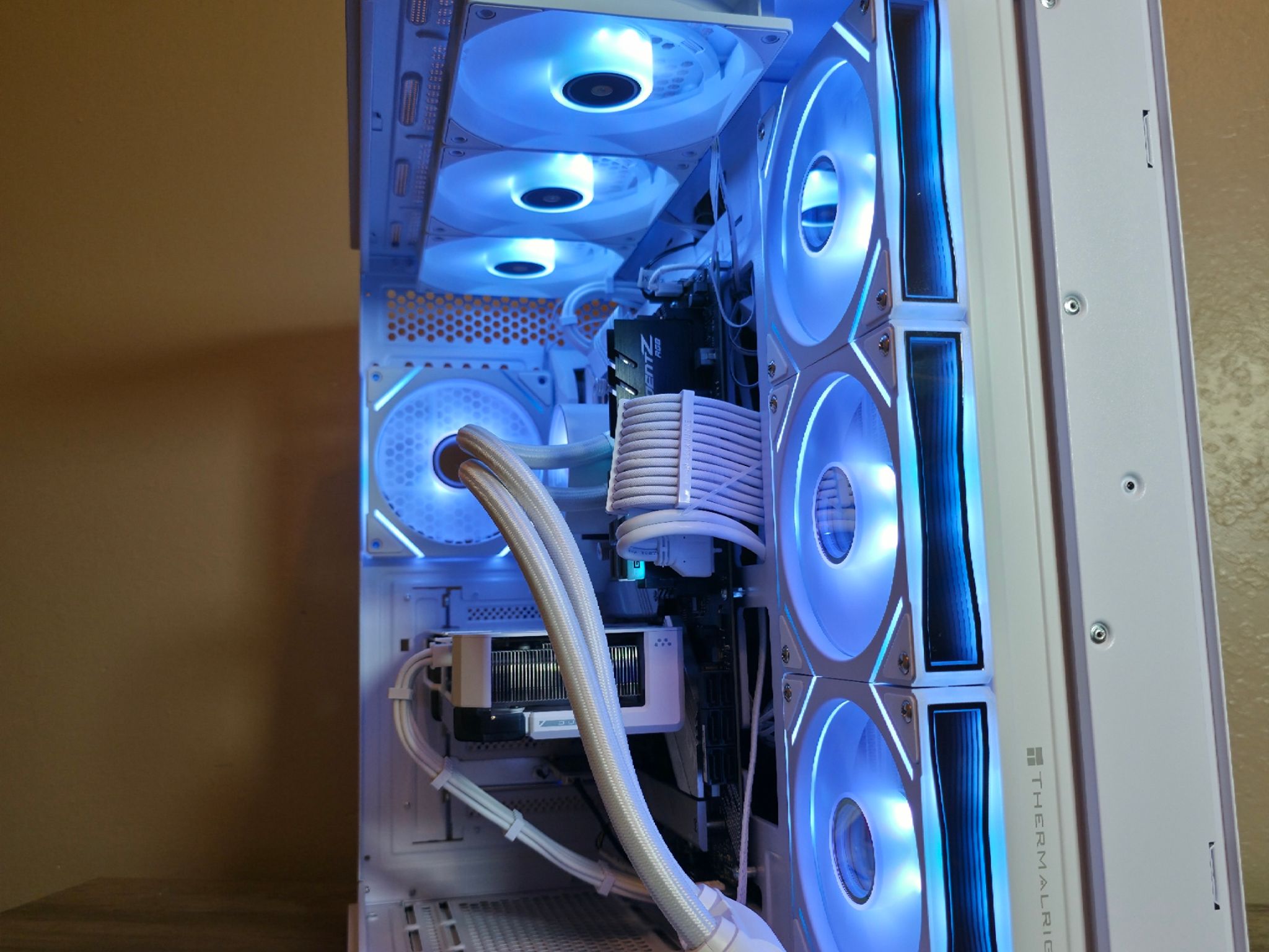 Custom All-White Gaming PC - Ryzen 9 5900X, RTX 4060 Ti, 32GB Trident Z RGB, 1TB 980 Pro