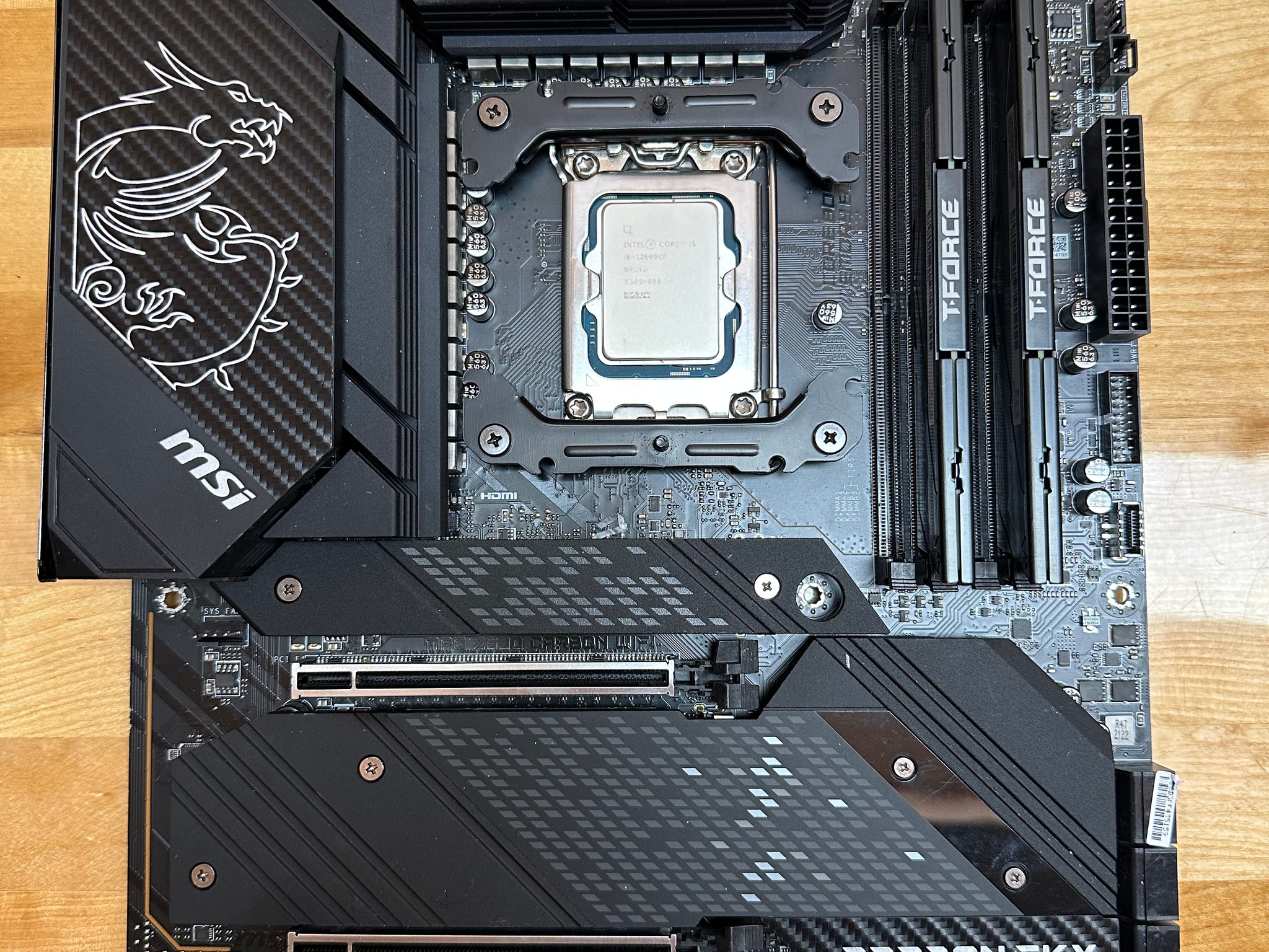 i5 12600kf | Msi z690 Carbon