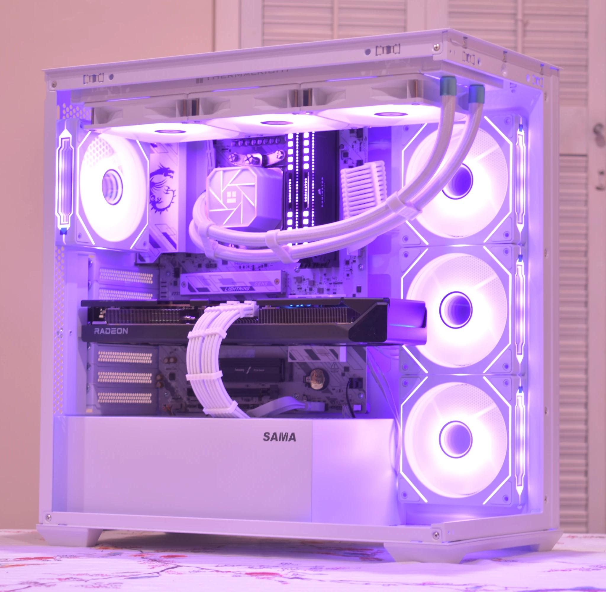 🚀Performance Gamer🚀 Ryzen 7 7800X3D | AMD RX 9070 16GB | 32GB DDR5 | 1TB nVME SSD | White RGB+Wifi