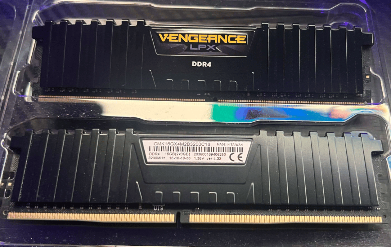 Corsair vengeance LPX DDR4 | 16gb | 3200mhz | 2x8