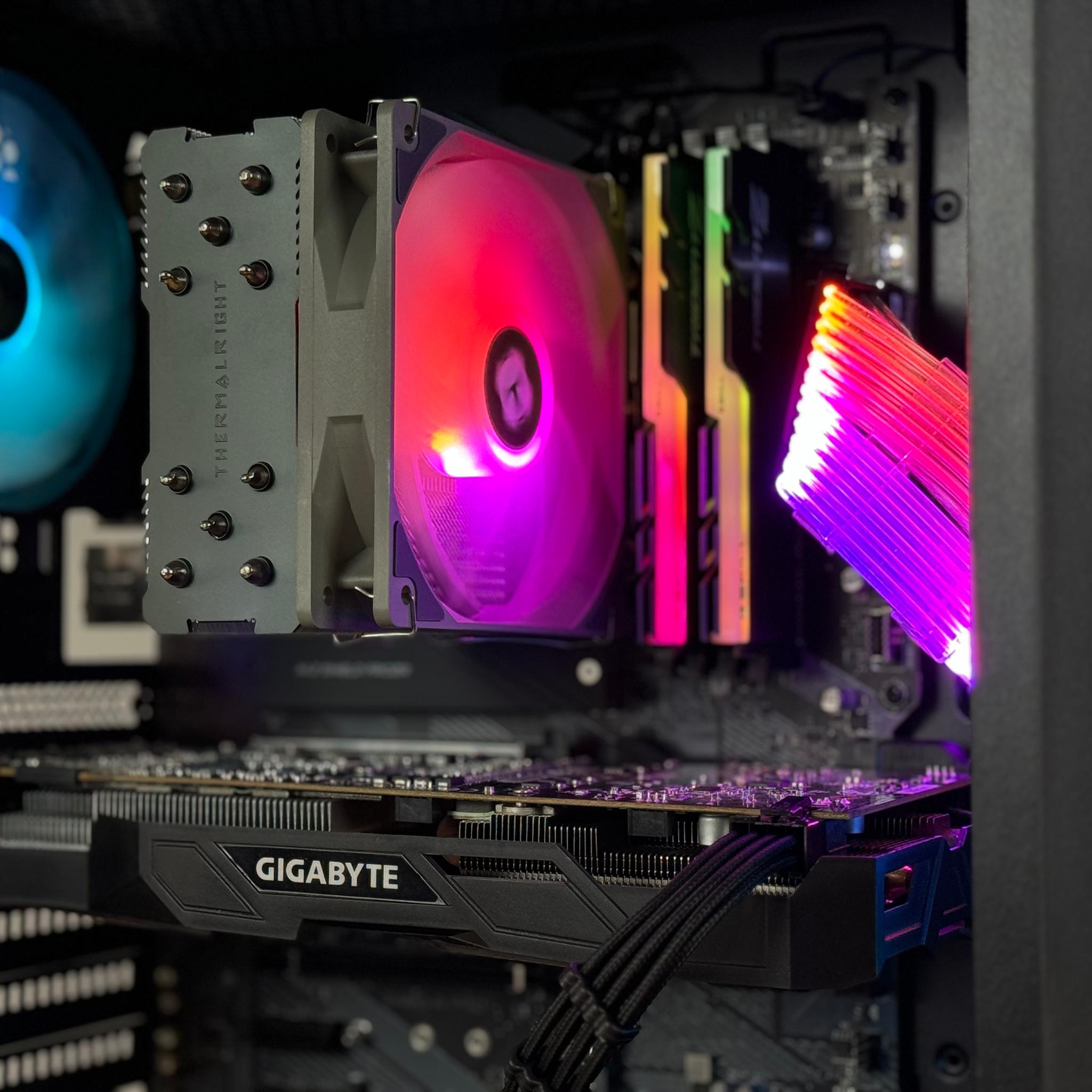 RGB OVERLOAD Intel i5 10400F GTX 1070 1TB Gaming/Streaming PC