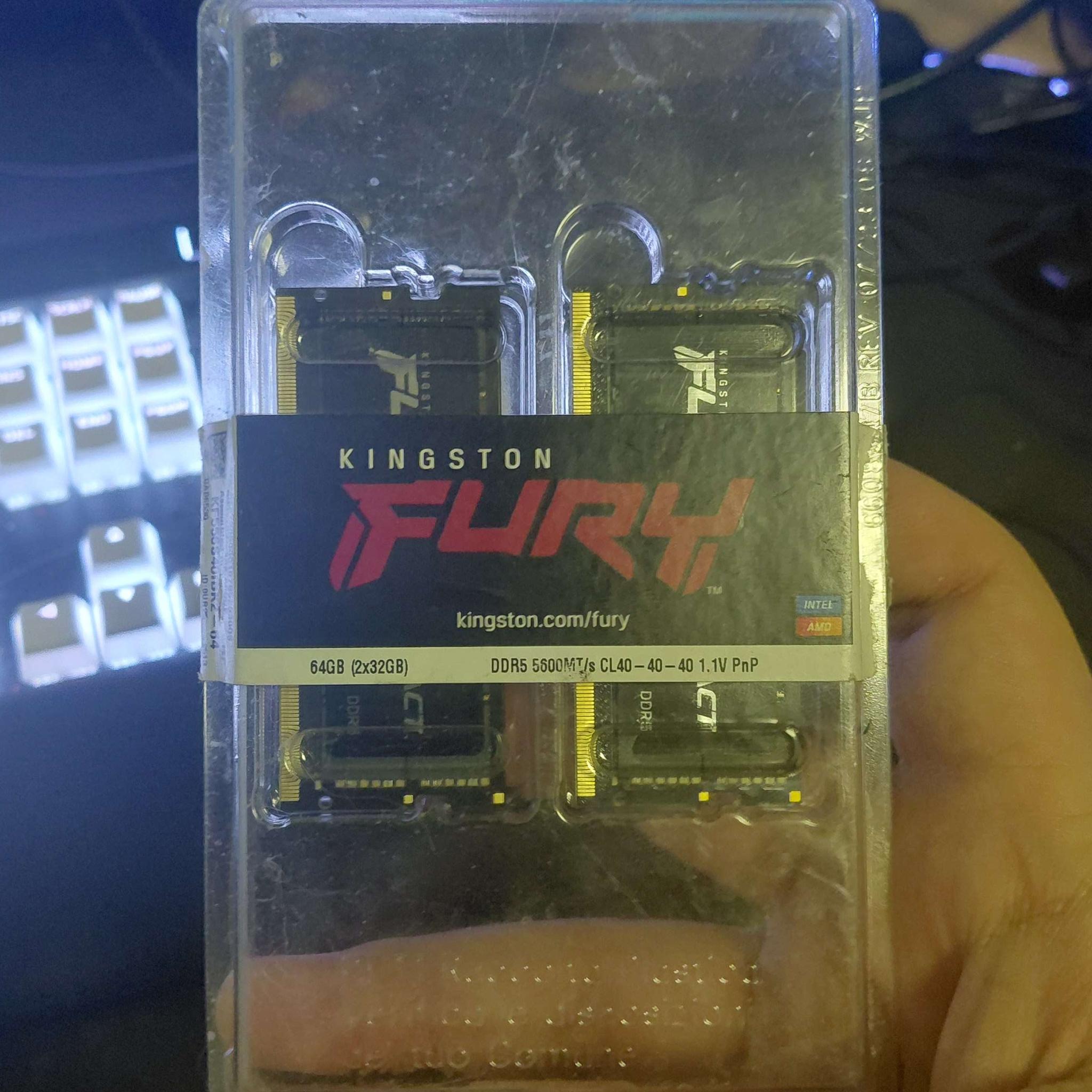 Kingston Fury DDR5 5600MT/s CL40 Sodimms 64 Gigabytes 2x32