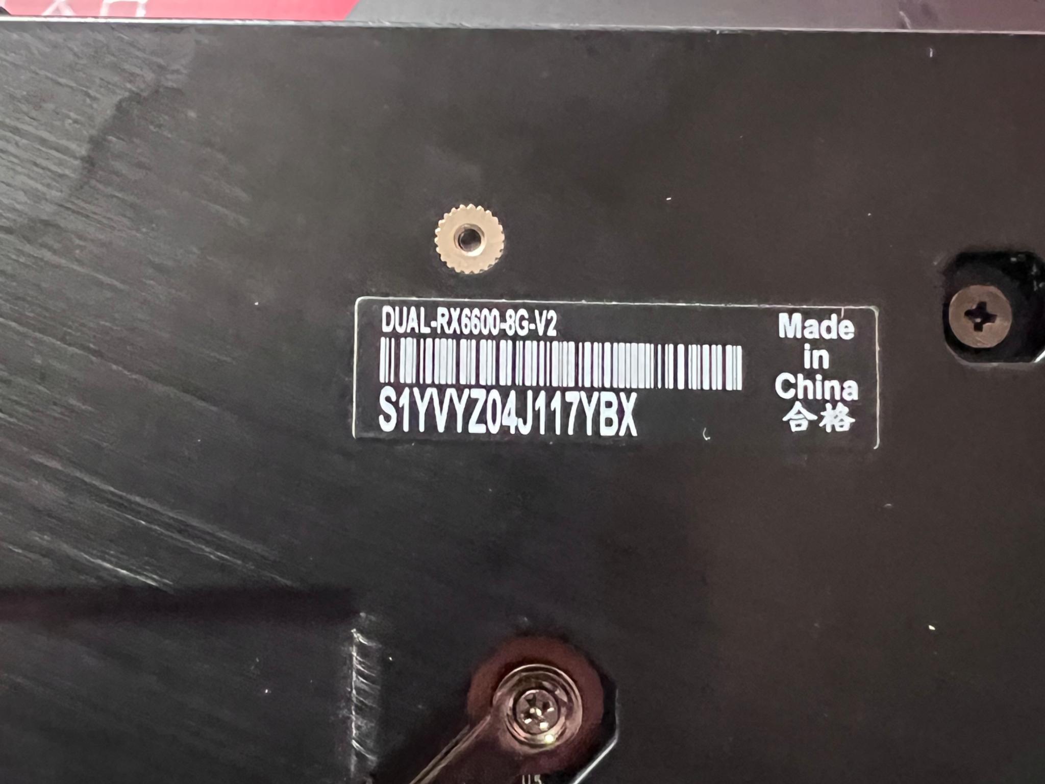 ASUS RX6600 8Gb V2