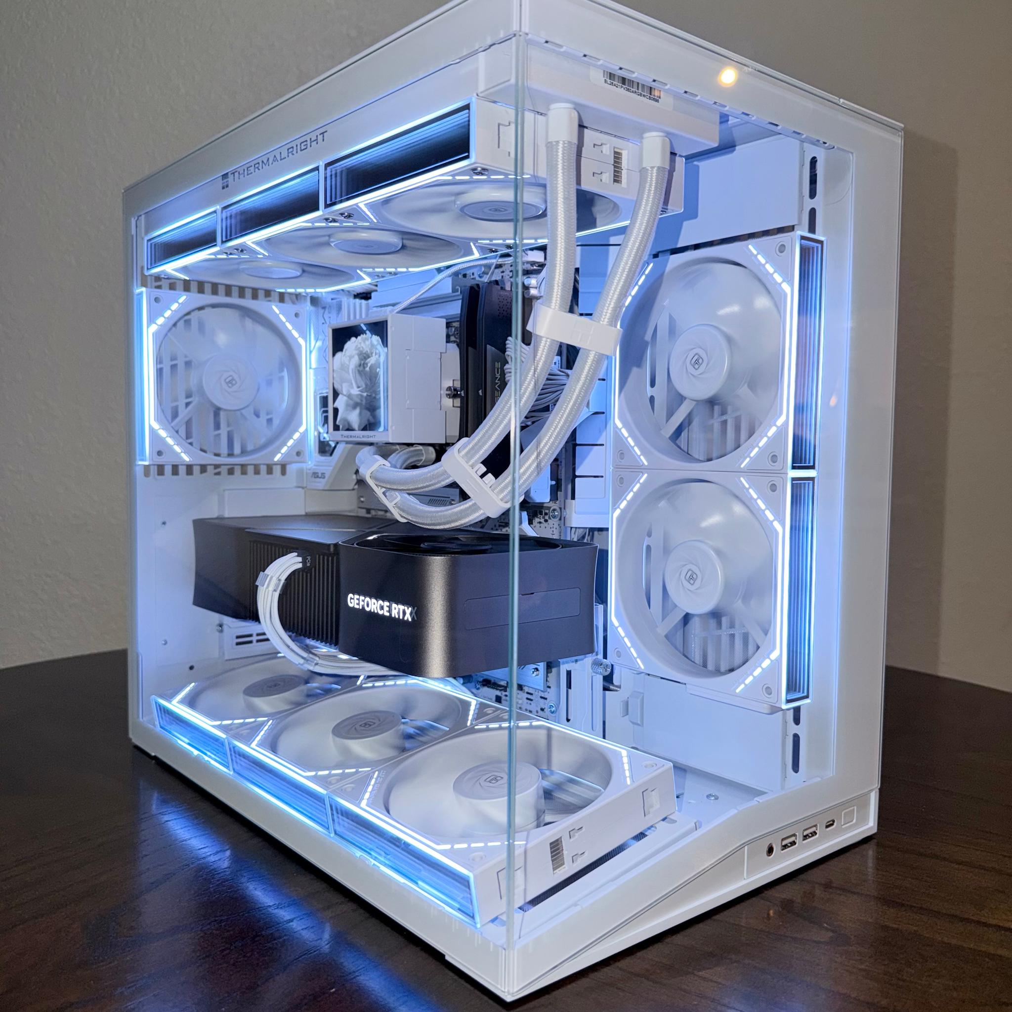 Premium White Gaming PC - RTX 4080 FE 16GB | Ultra 7 265K (20 Cores) | 32GB DDR5 | 2TB Gen4 NVMe SSD