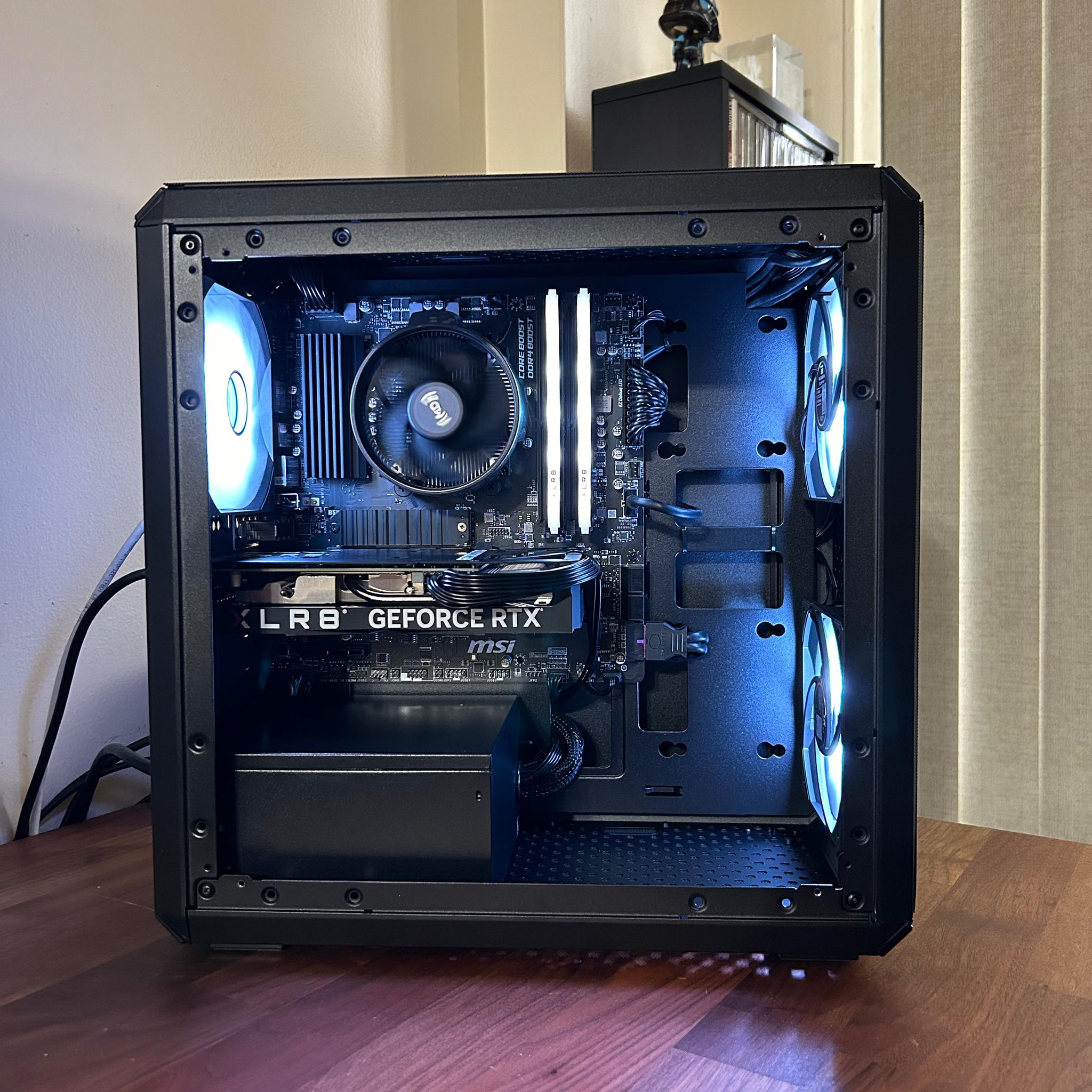 **HOLIDAY SALE** RTX 4060 | Ryzen 5 5500 | 1TB SSD | WI-FI | The Dark Trooper