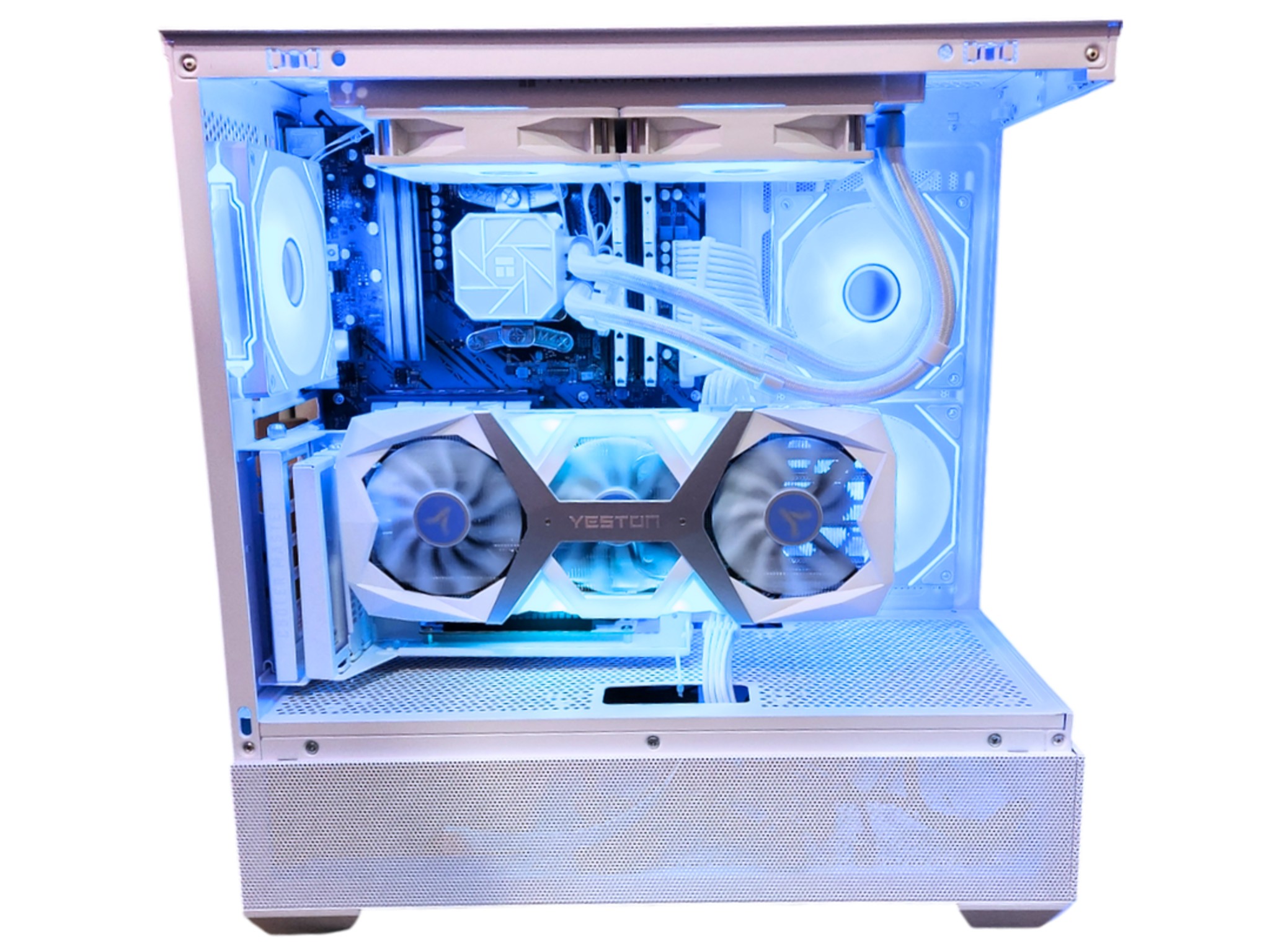 🌌 Nebula🚀: RX 6750 GRE | Ryzen 5 5600 | 32GB DDR4 RAM | 1TB SSD | 5 RGB Fans | White RGB Gaming PC