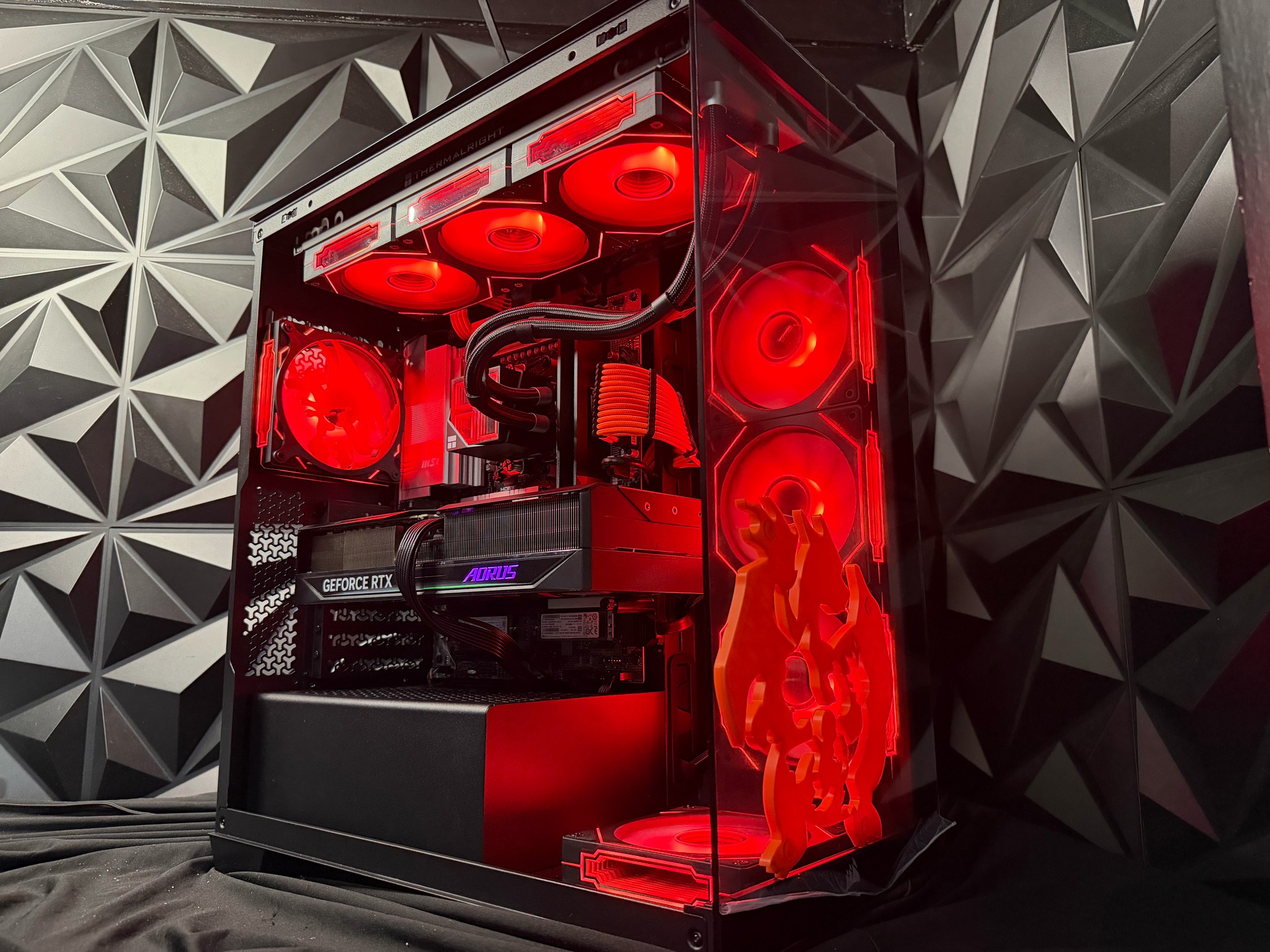 🔥🧡 PRIZM ZARD🧡🔥  Ryzen 9 7900X| RTX 5070| 32 GB DDR5| 2.5 TB NVMe| 850W PSU