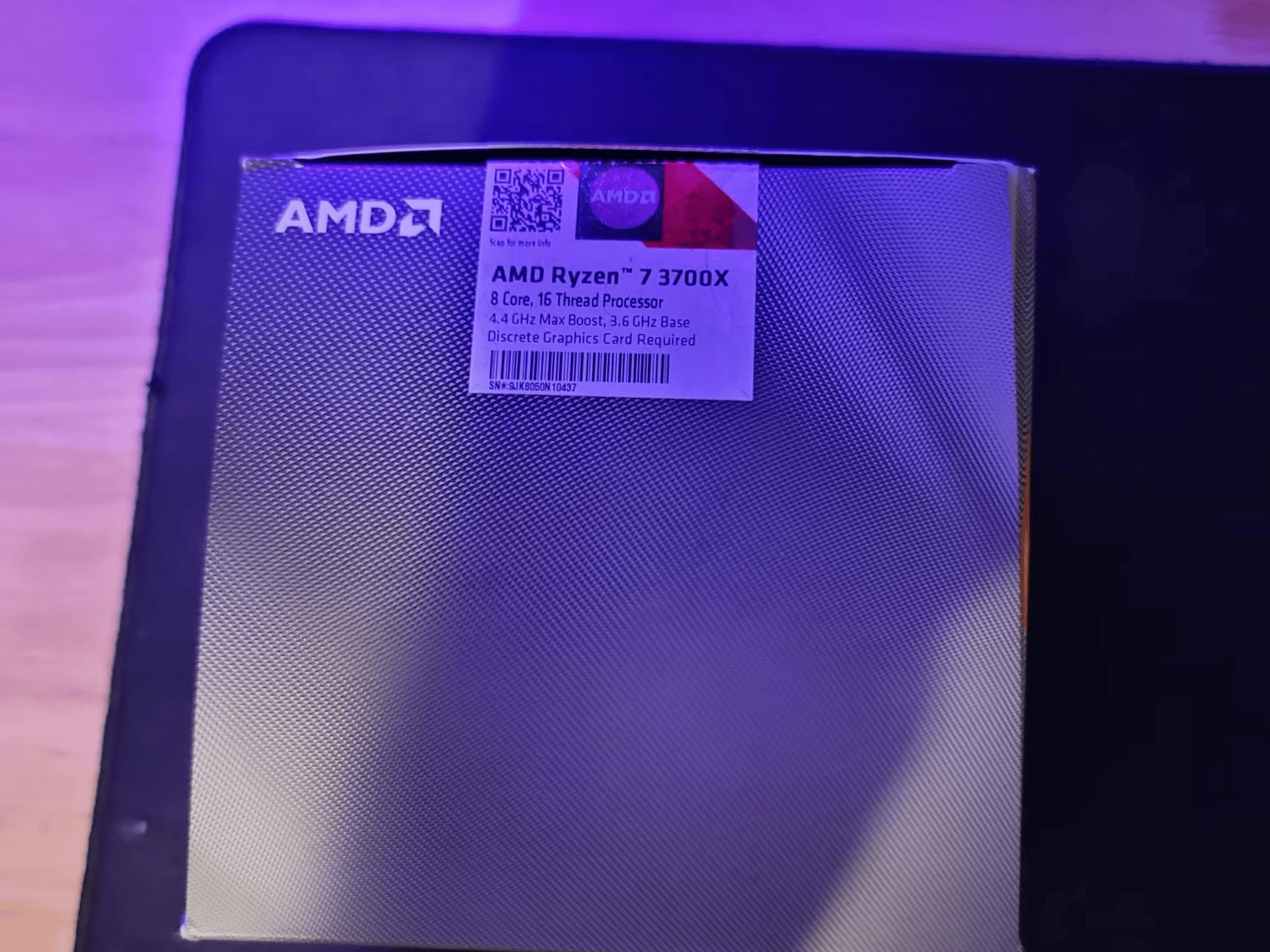 AMD Ryzen 7 3700X 3.6 GHz 8-Core Processor Open Box