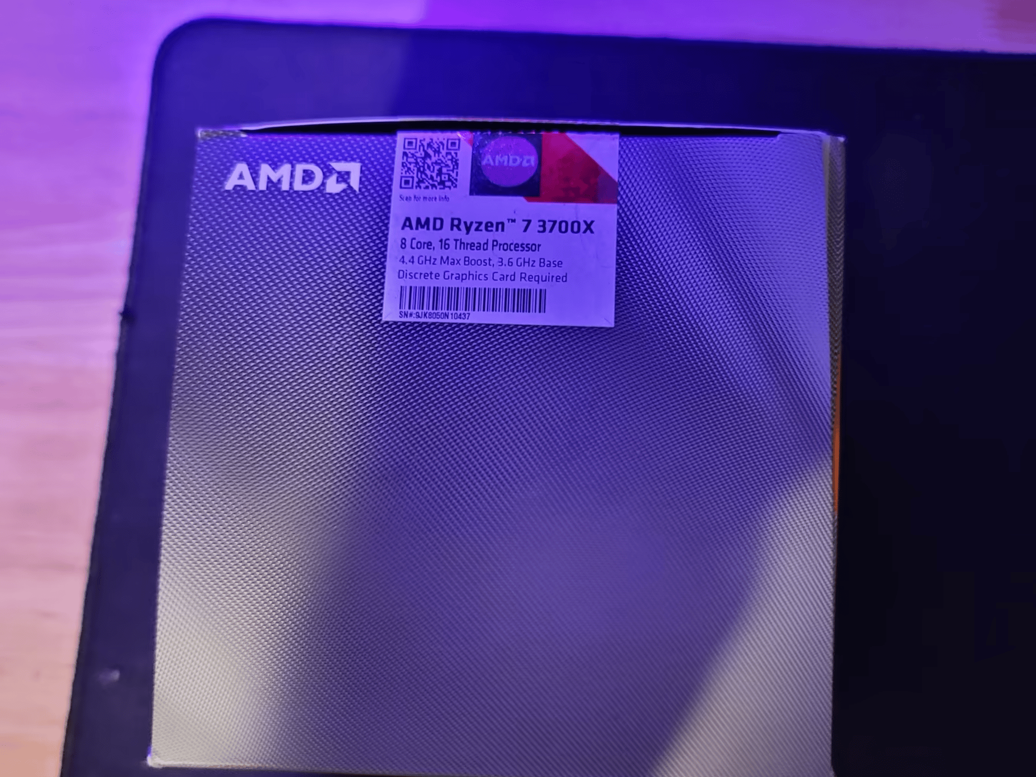 AMD Ryzen 7 3700X 3.6 GHz 8-Core Processor Open Box