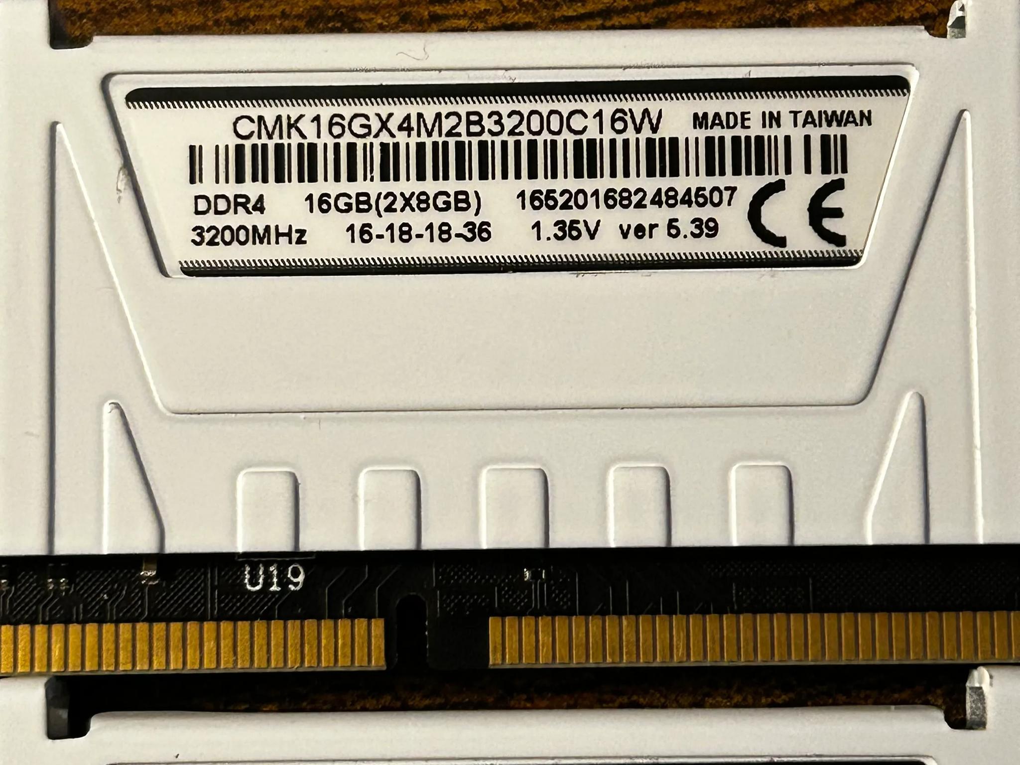 16gb Corsair lpx ram for parts