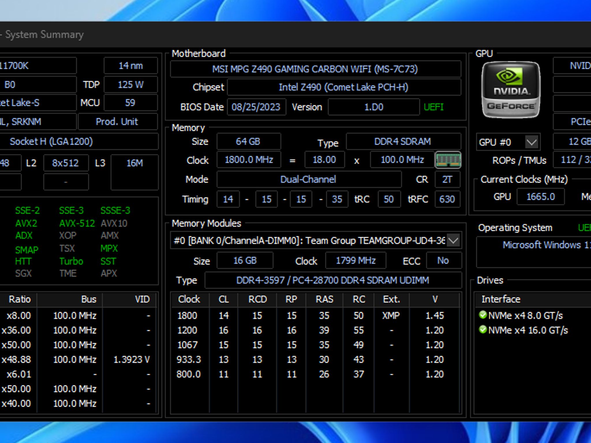 Custom gaming PC - 11700K | RTX 3080 Ti | 64GB DDR4-3600 | 3TB NVMe | full custom cooling