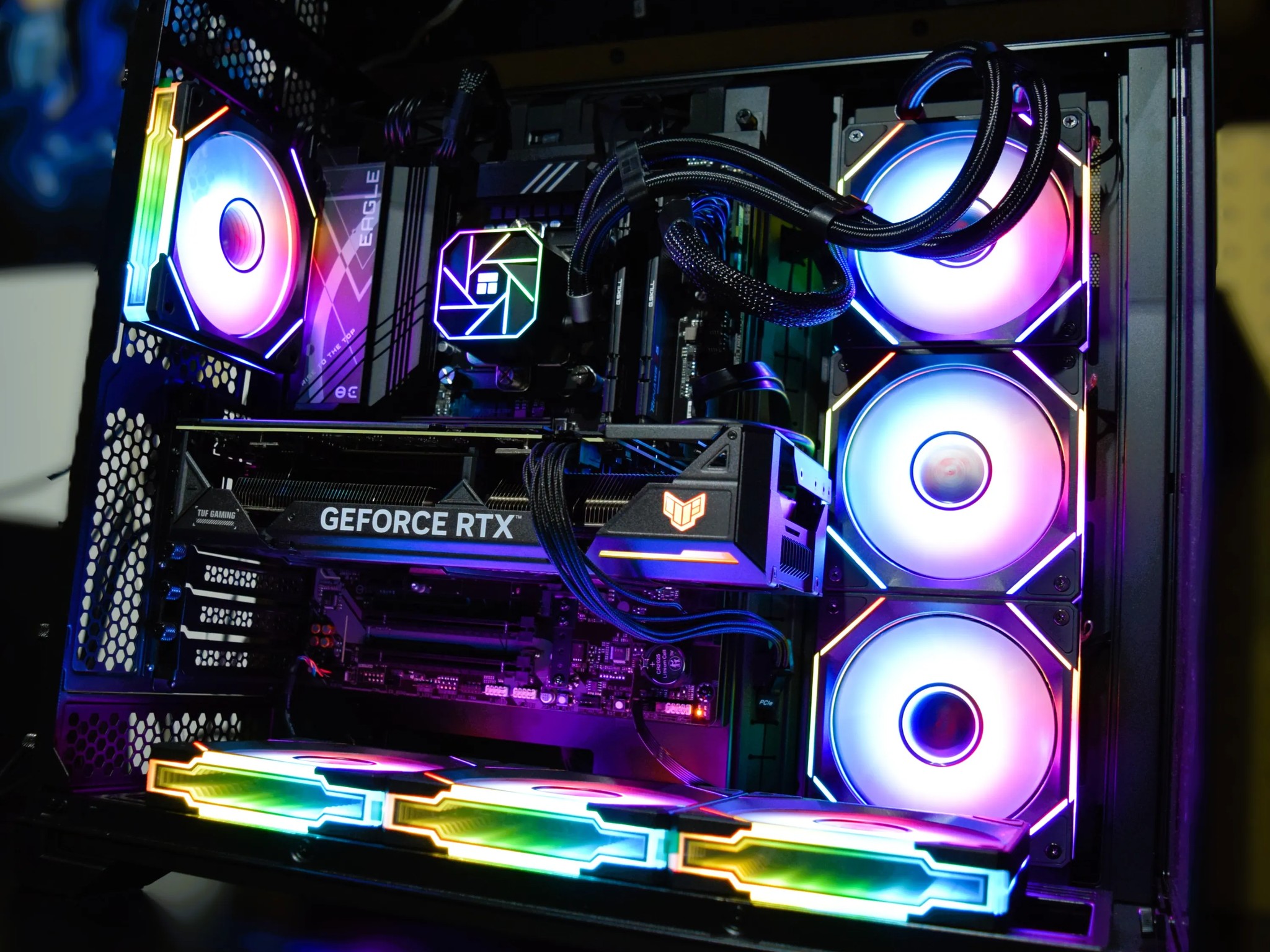 (NEW) 4K / 1440p Ultra Gaming PC All New Parts: Nvidia Asus Tuf 4070 | 1TB NVME |...