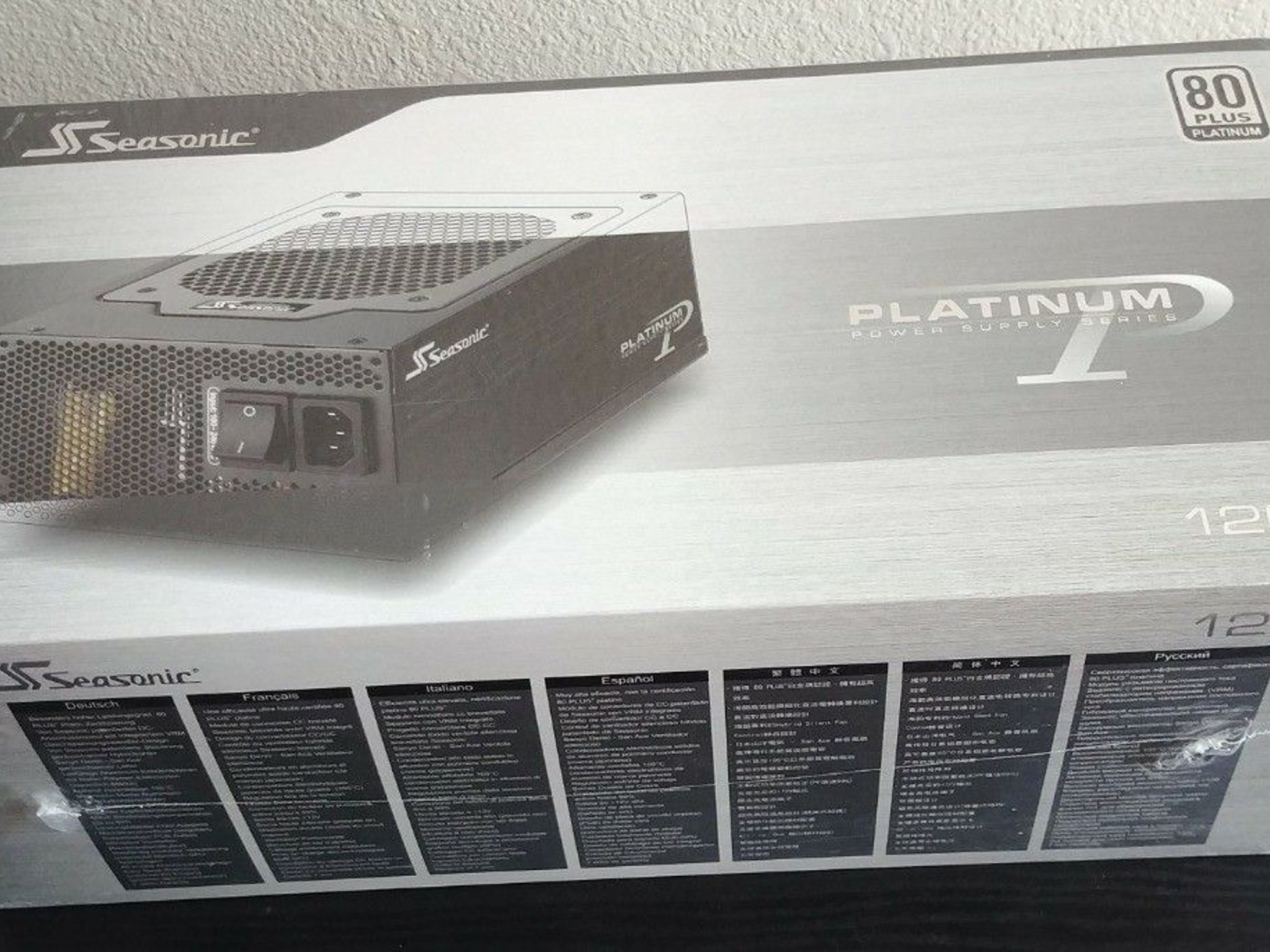Seasonic Platinum 1200W, 80 Plus Platinum Fully Modular Power Supply (Brand New)