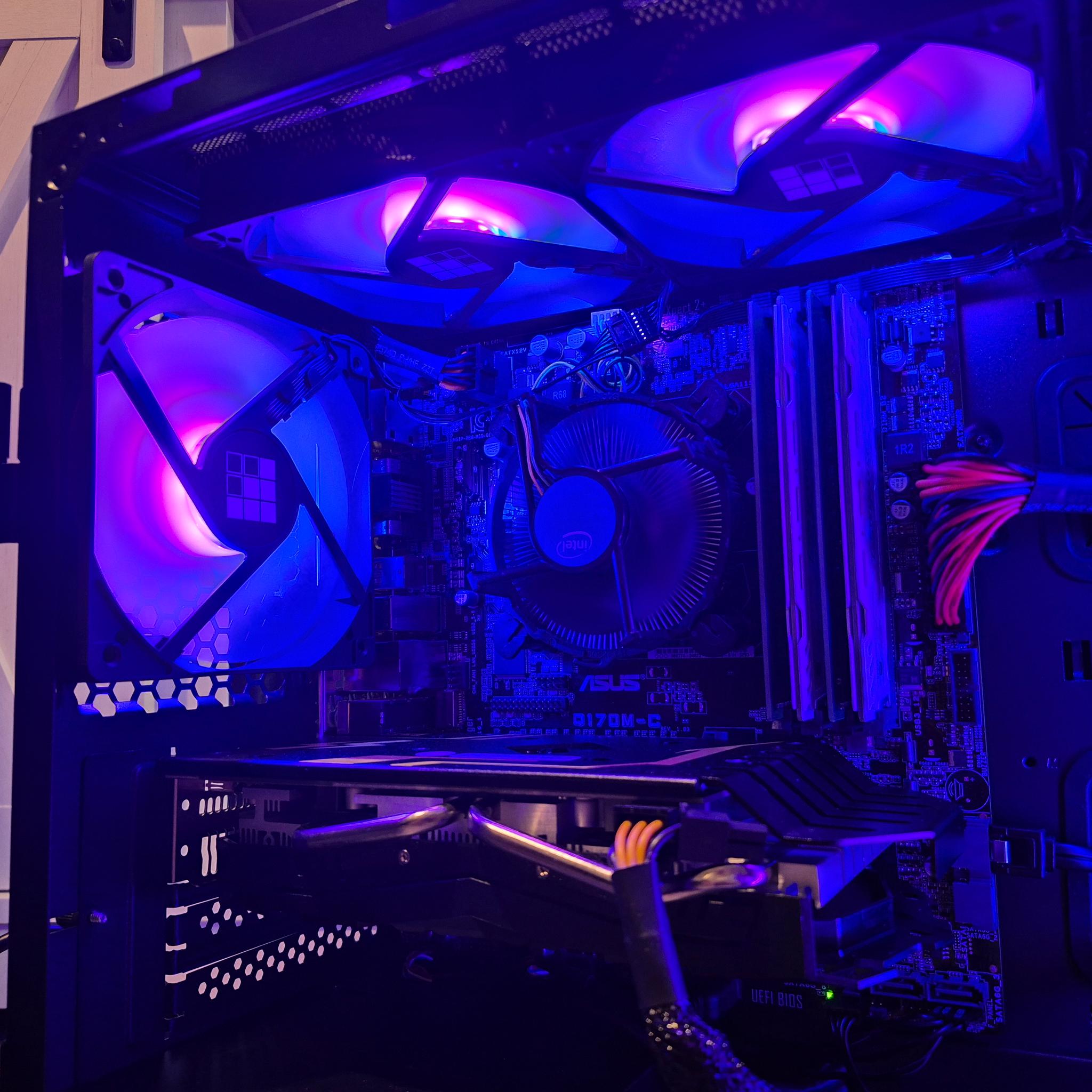 Budget Essentials | i5-7600K, RX 580 8GB 2048SP, 16GB RAM, 512GB SSD, Win11