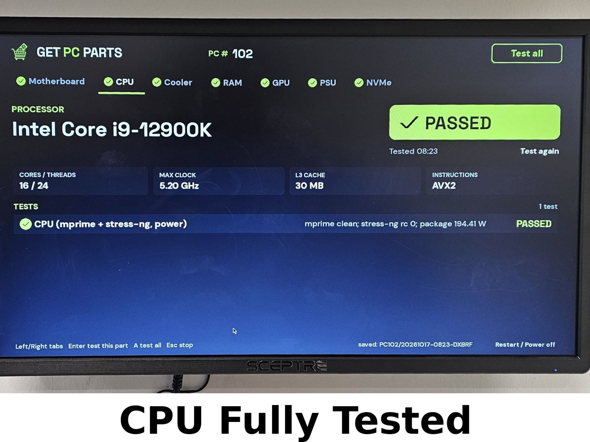 Intel Core i9-12900K LGA1700