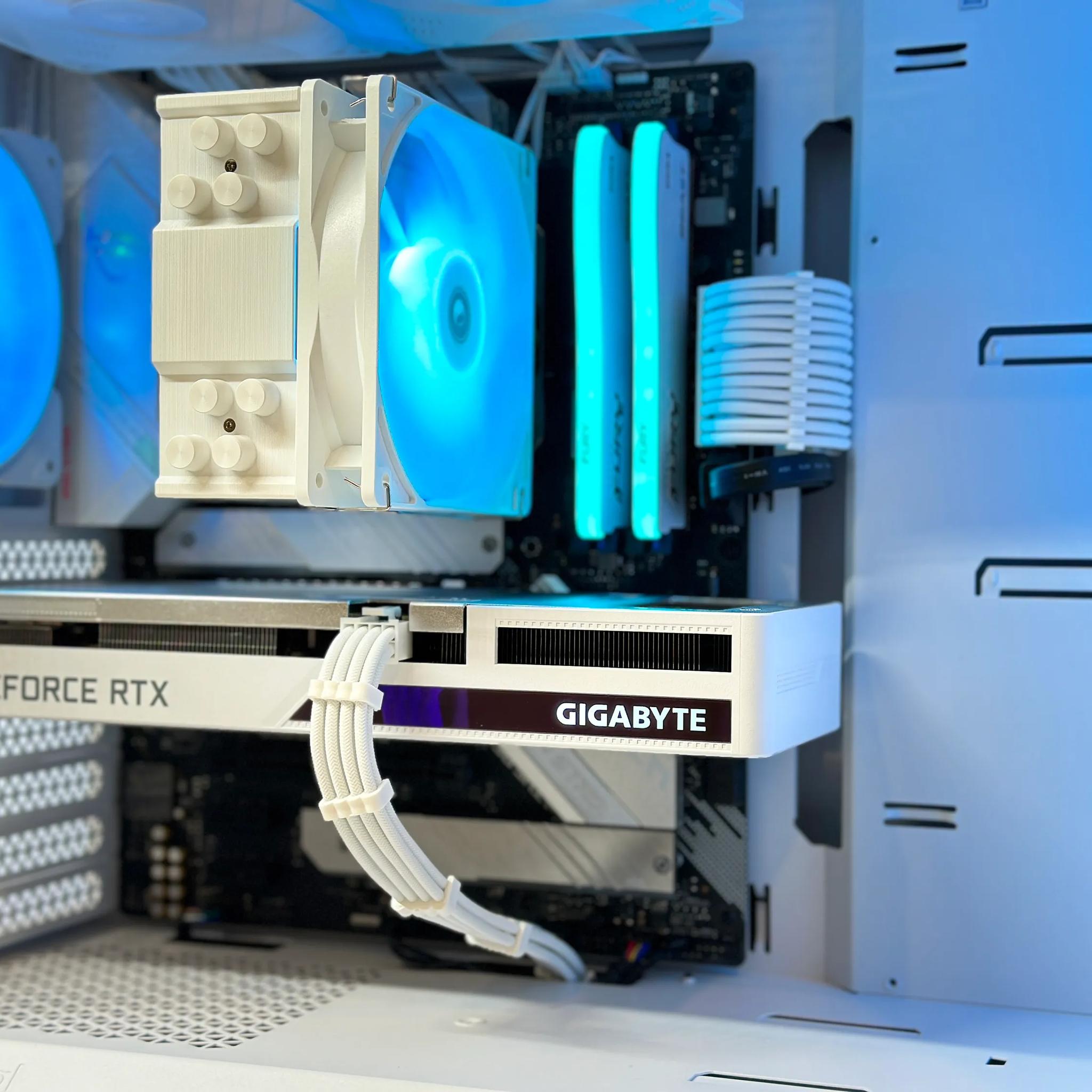 🌨️⚪Whiteout🌨️⚪-Gaming PC-Nvidia RTX 3060 12GB-AMD Ryzen 5 5500-16GB DDR4 -1TB NVME