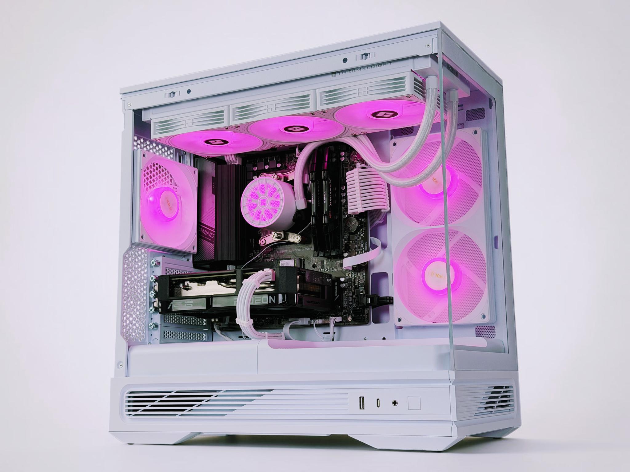 💧🧬Liquid Cooled Gaming PC🚀 AMD RX 7900 GRE 16GB🚀Intel 13500T 14 core🚀 32GB DDR4🚀 1TB SSD