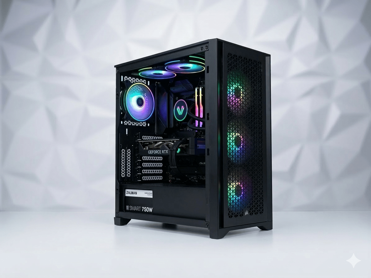 RGB Gaming PC - Intel Core i7 12700F, RTX 5060 8GB, 16GB DDR4 Ram
