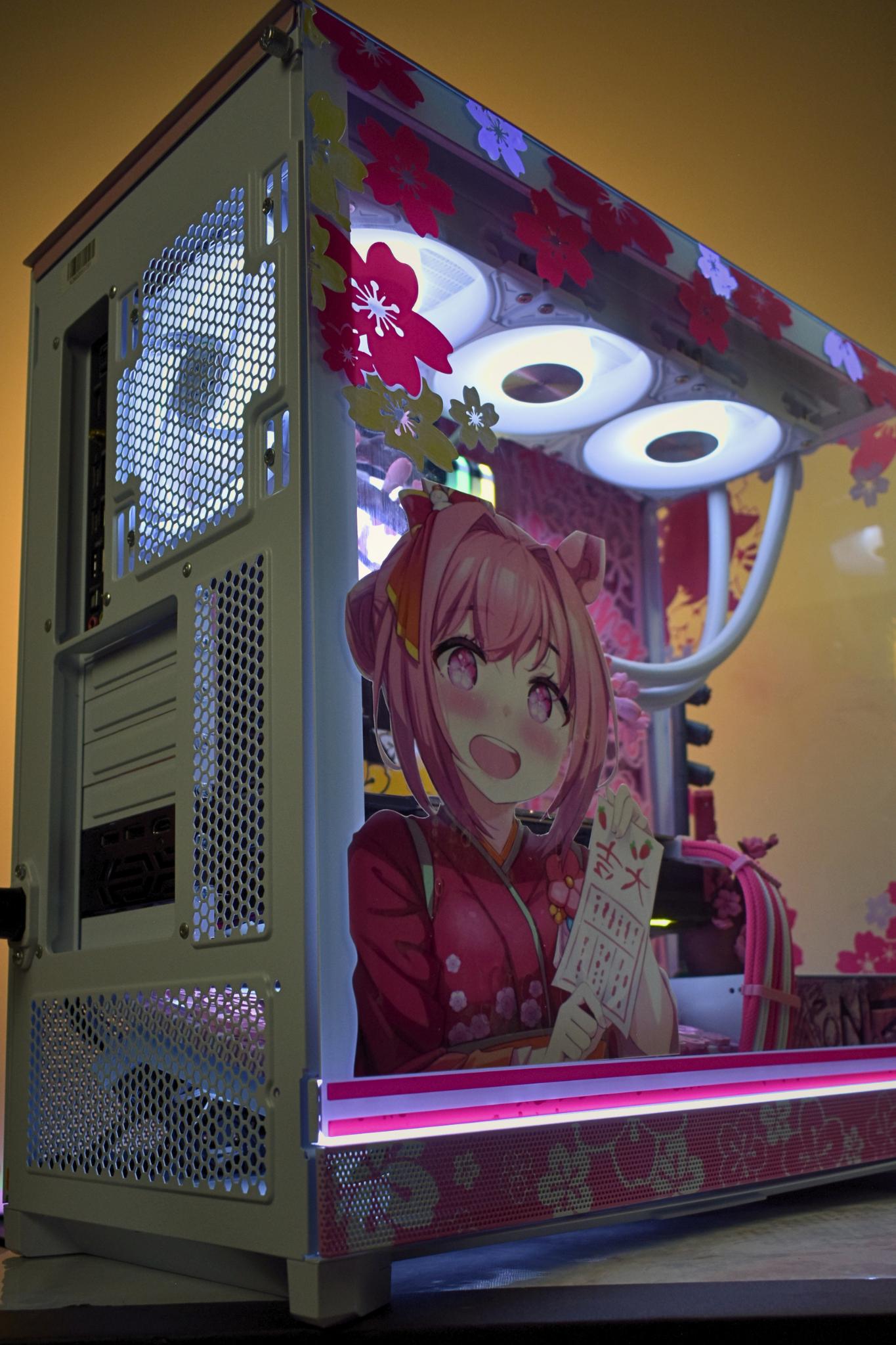 Montech Sky3 - Umamusume Pretty derby - Haru Urara Themed Custom PC Case