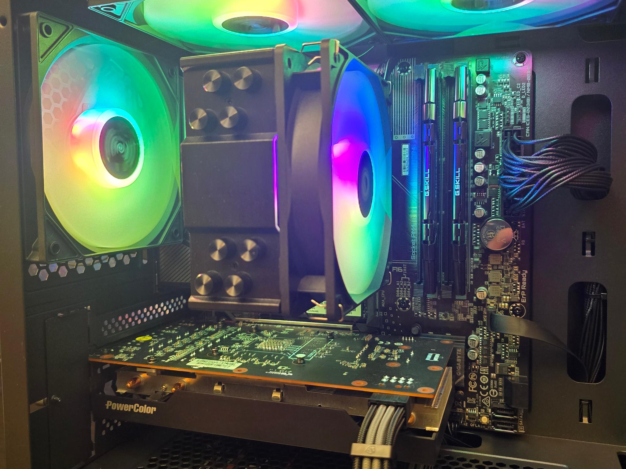 MID LEVEL 1080P PC | RX 6600 8GB | Ryzen 5 5500 | B550M | 16GB DDR4