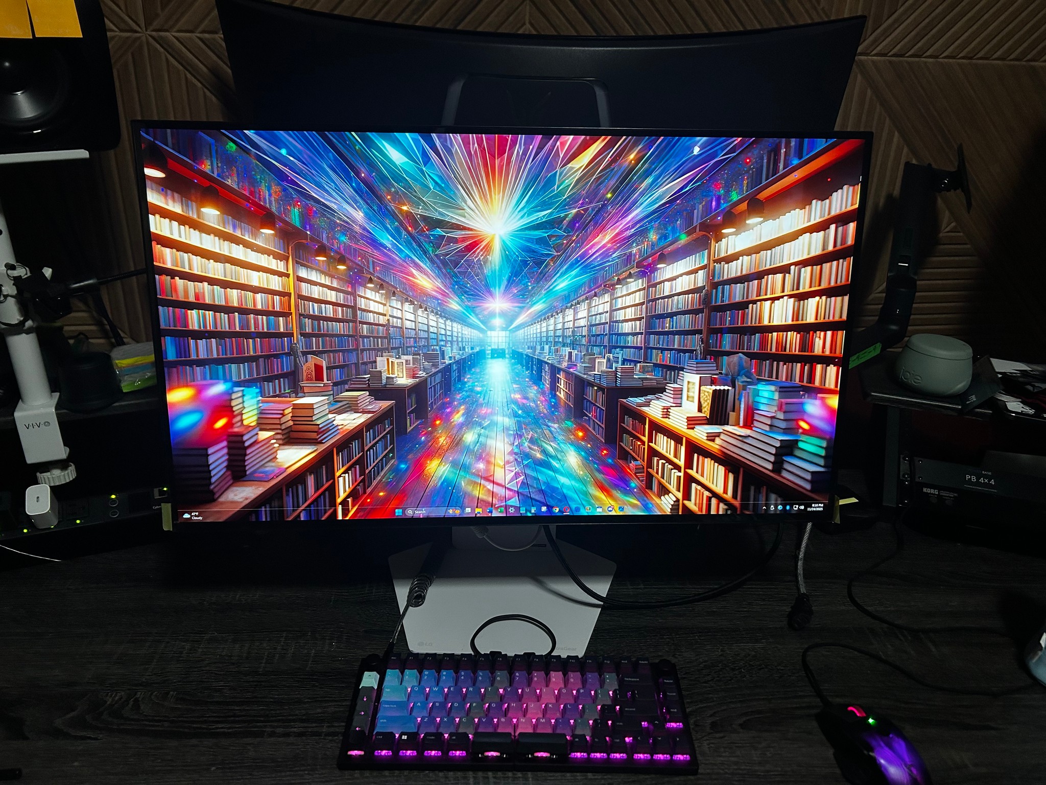 (ALL WHITE) LG UltraGear  32” OLED (480hz) 4K Black Friday Price (Screen Prot. film Only 27hrs Used)
