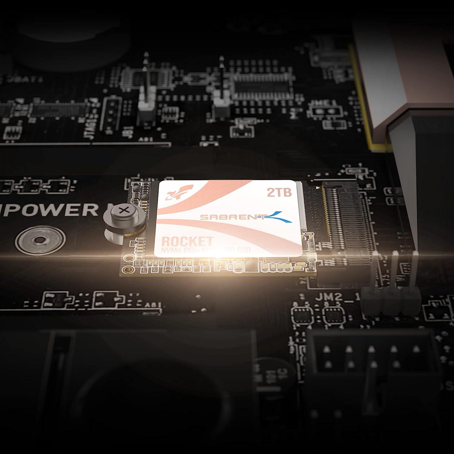 Steam Deck SSD 2TB SABRENT Rocket 2230 NVMe 4.0 High Performance PCIe 4.0 2TB