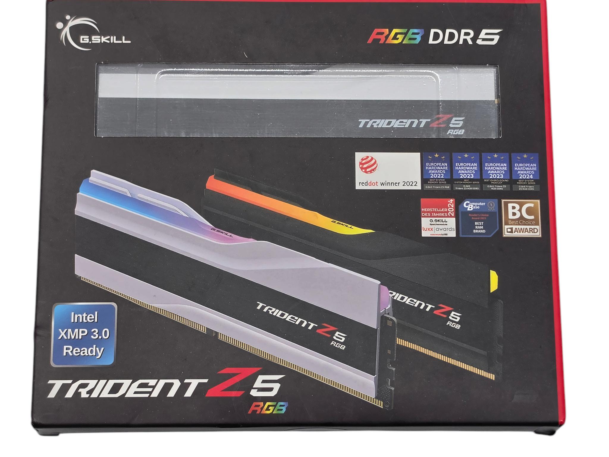 G.SKILL Trident Z5 RGB 48GB (2x24GB) DDR5-8200 CL40 White — Factory Sealed