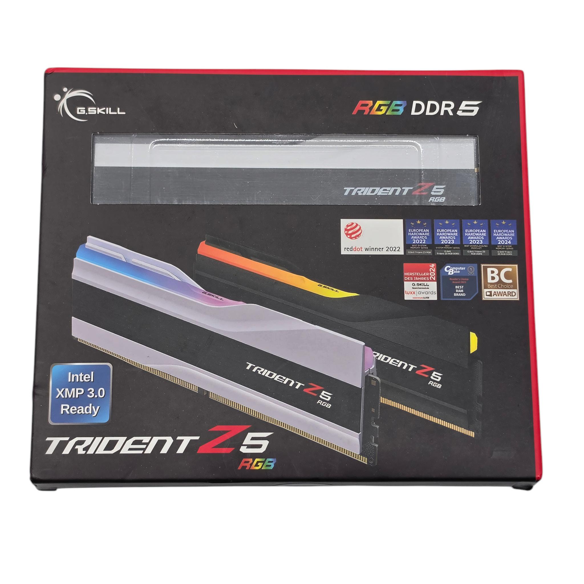 G.SKILL Trident Z5 RGB 48GB (2x24GB) DDR5-8200 CL40 White — Factory Sealed