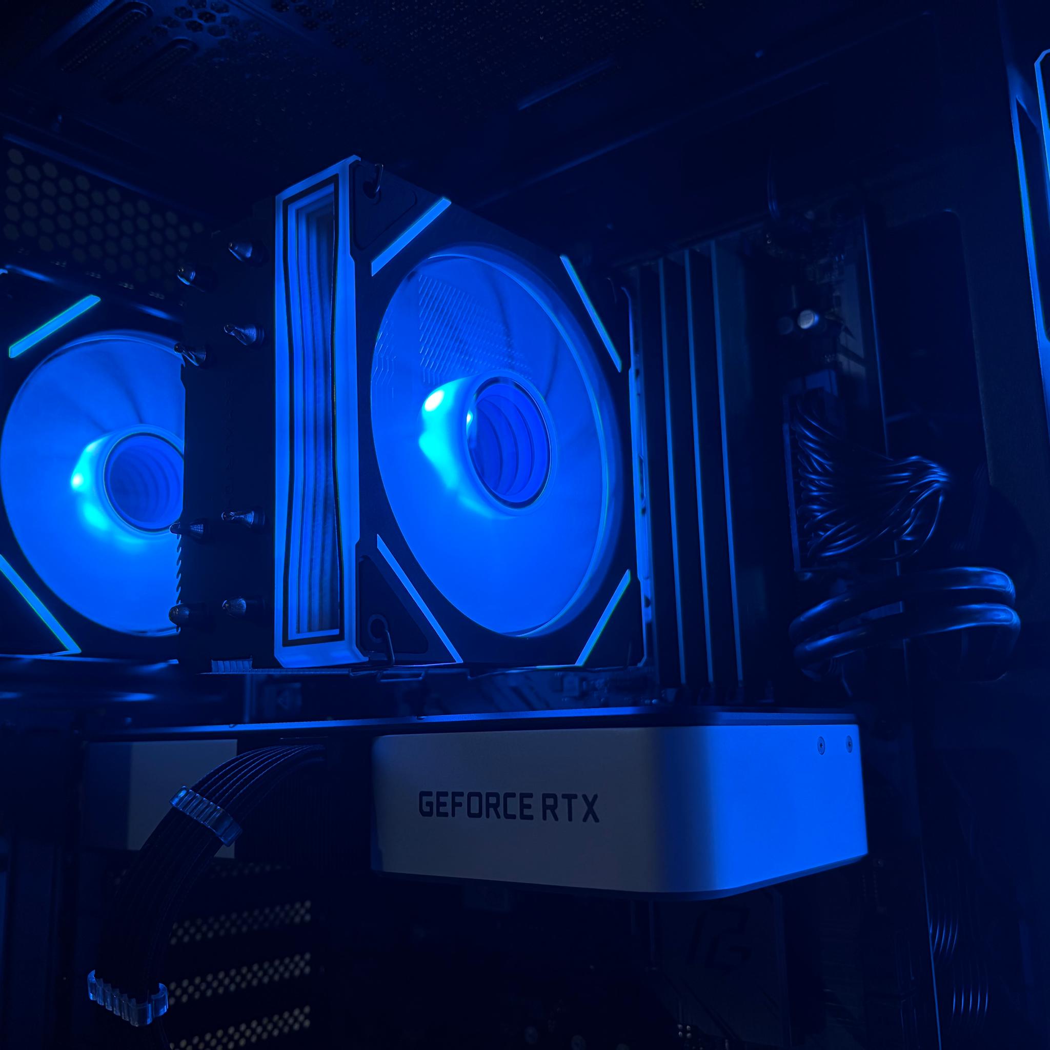Black Gaming PC | RTX 3060Ti | RYZEN 5 3600X | 16GB RAM | 1TB SSD | ON BOARD WiFi + BT