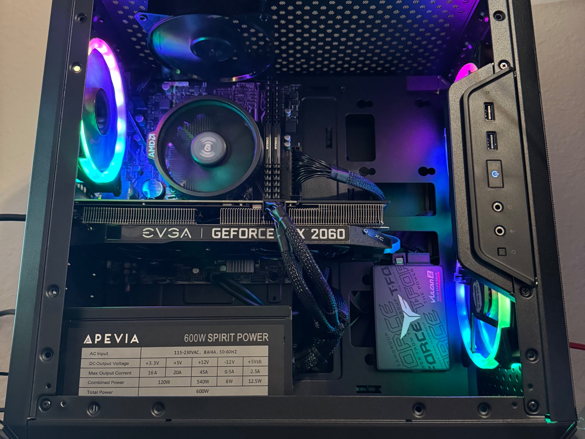 Ryzen 5 Fortnite / Roblox Gaming PC - Ryzen 5 2600- GTX 2060 - 16GB RAM- WIN 11 PRO - 512GB SSD