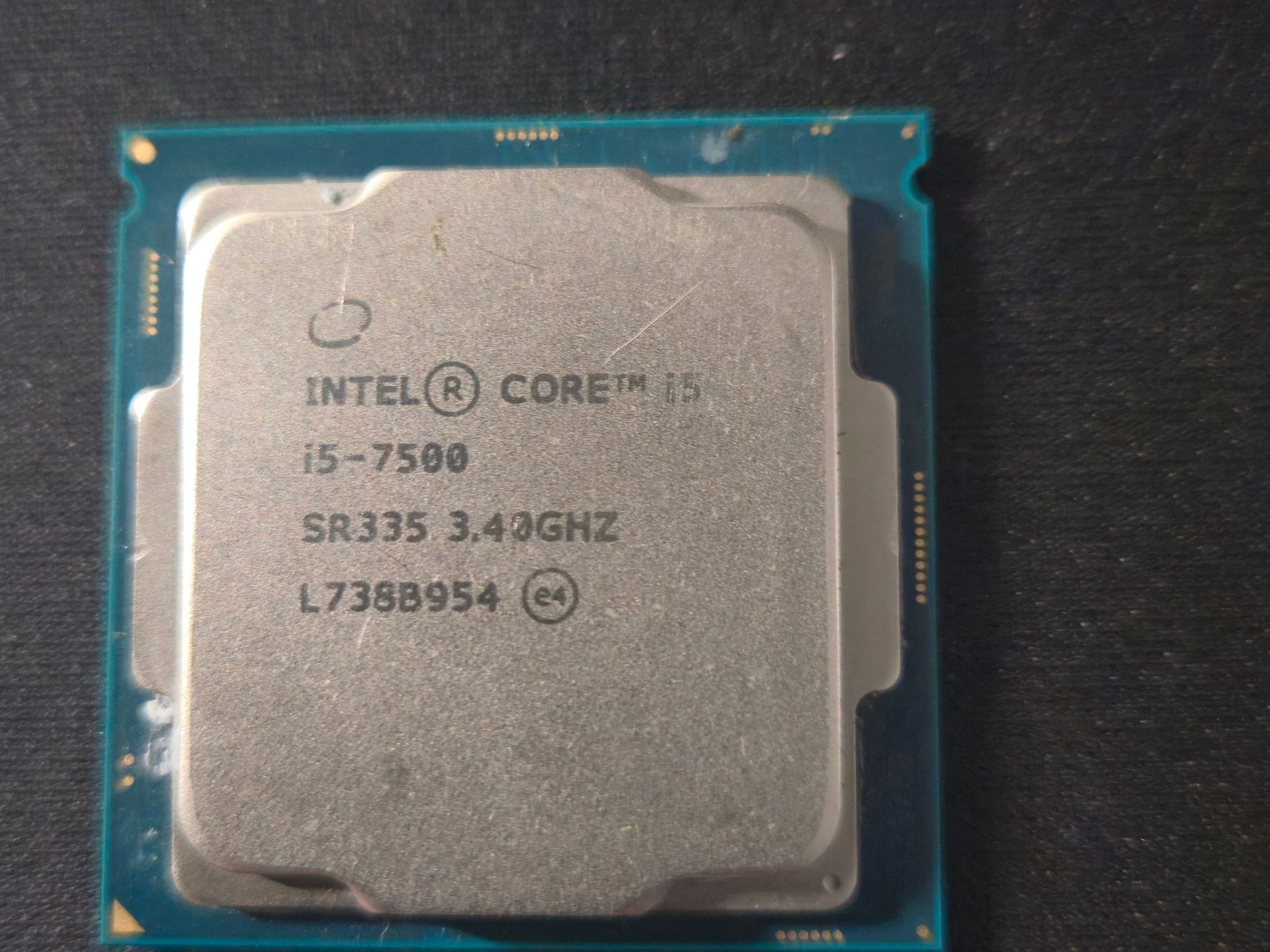 i5 7500 - LGA 1151 - Tested - Working - 3.4GHZ - 4 core, 4 thread