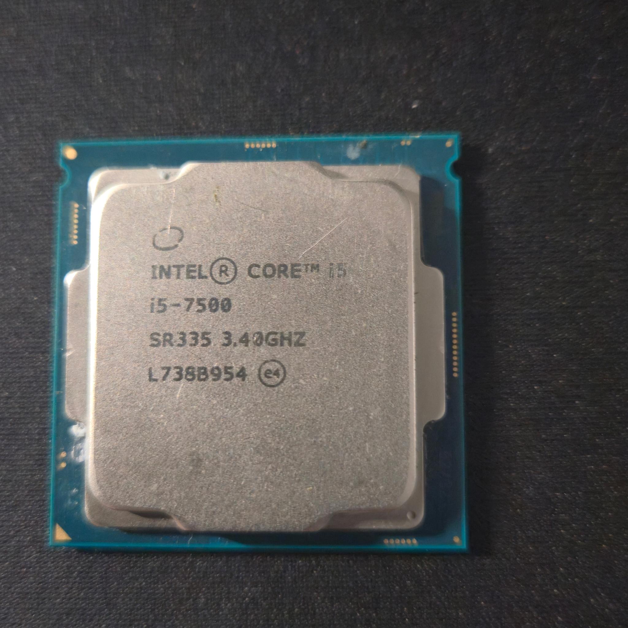 i5 7500 - LGA 1151 - Tested - Working - 3.4GHZ - 4 core, 4 thread
