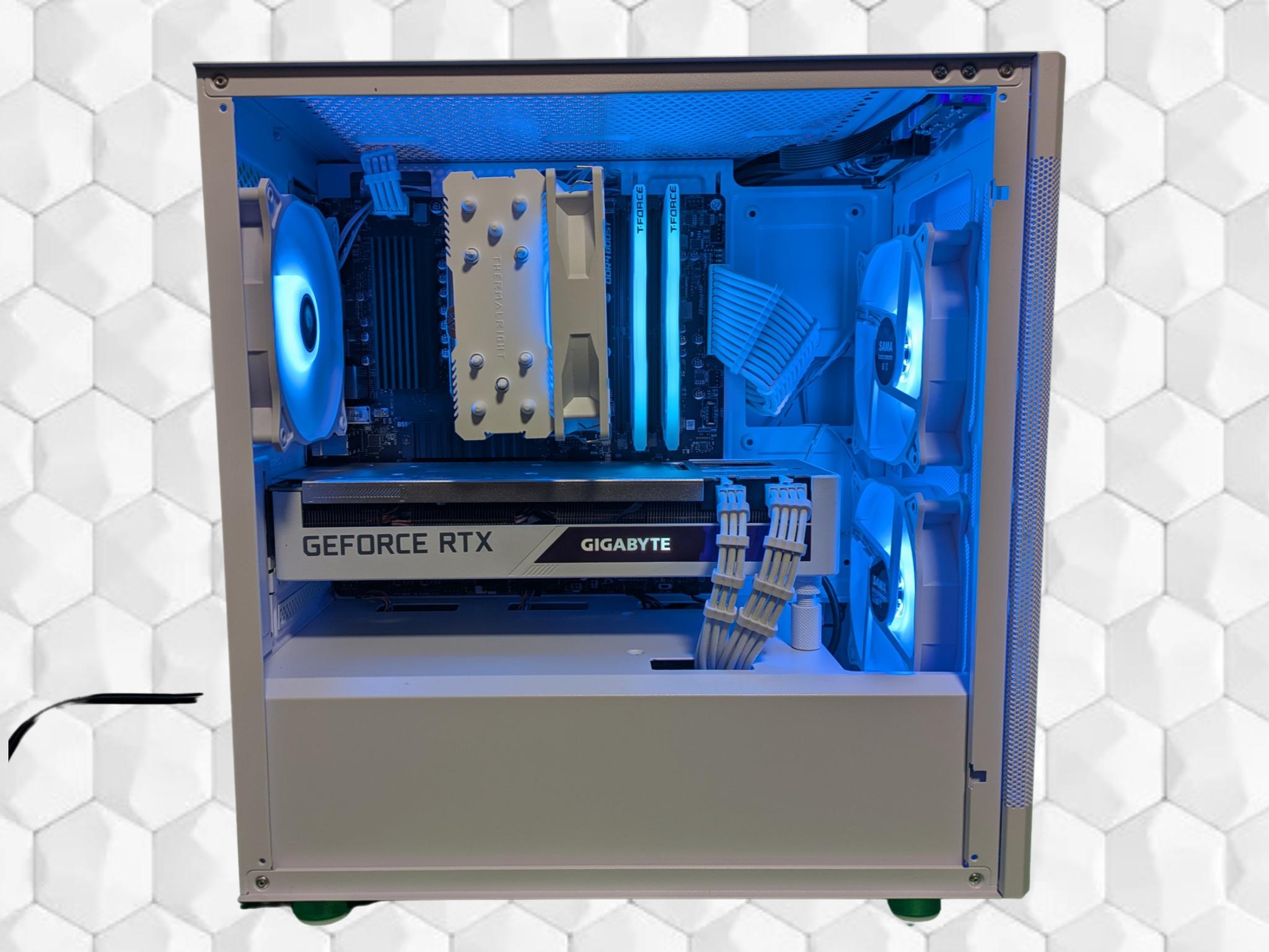 All White Gaming PC | Ryzen 5 5500 | RTX 3070 | 16GB DDR4 | 1TB