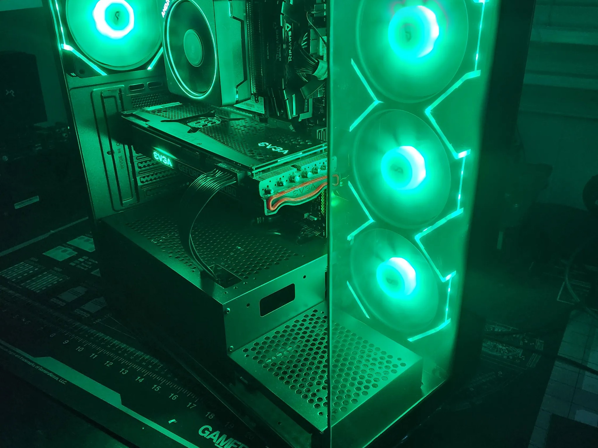 The Green machine II RTX 3080/ Ryzen 9 3900x! 1440P gaming/streaming BEAST!!!