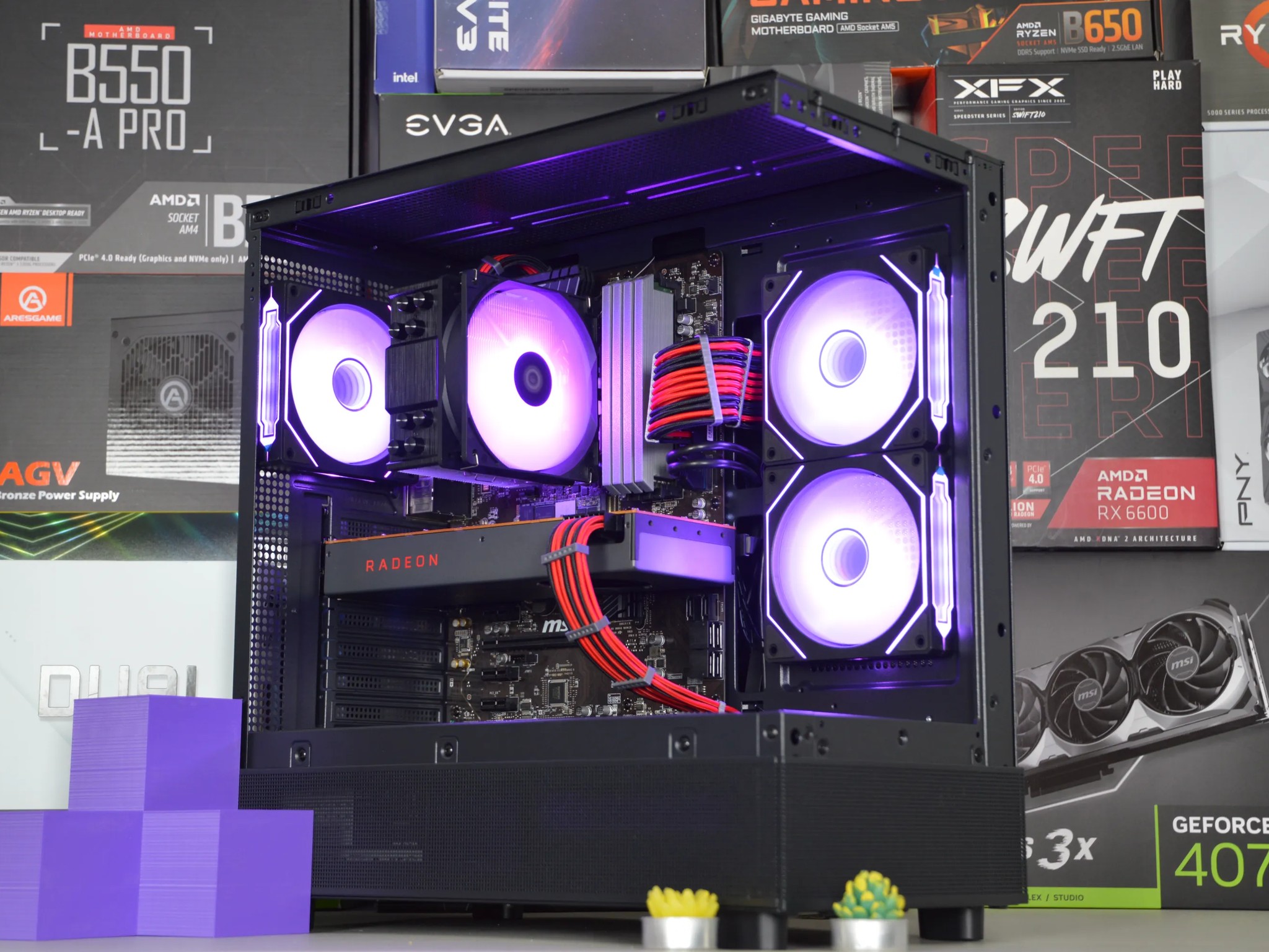 ❤️◻️| RX 5700 8GB | INTEL I7-8700K | 32GB DDR4 RAM | 1TB NVME SSD | Crimson Metal |