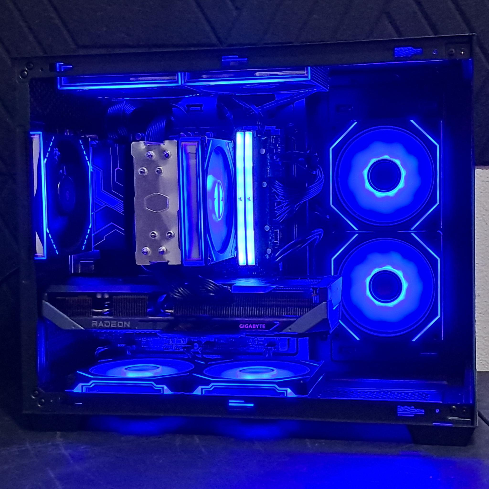 ⬛🔴Custom 1440p Gaming PC🔴⬛RX 9070 GRE | Ryzen 5 7500F | 16GB DDR5 | 1TB SSD